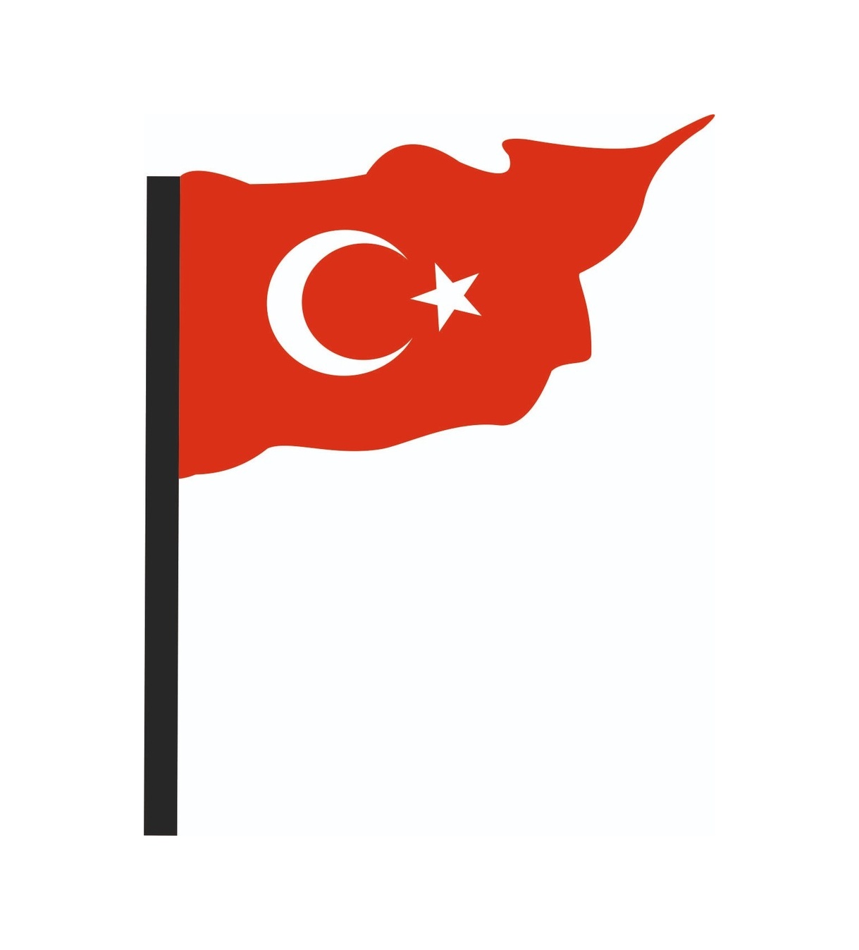 Türk Bayrağı Peugeot Logo Sti̇cker