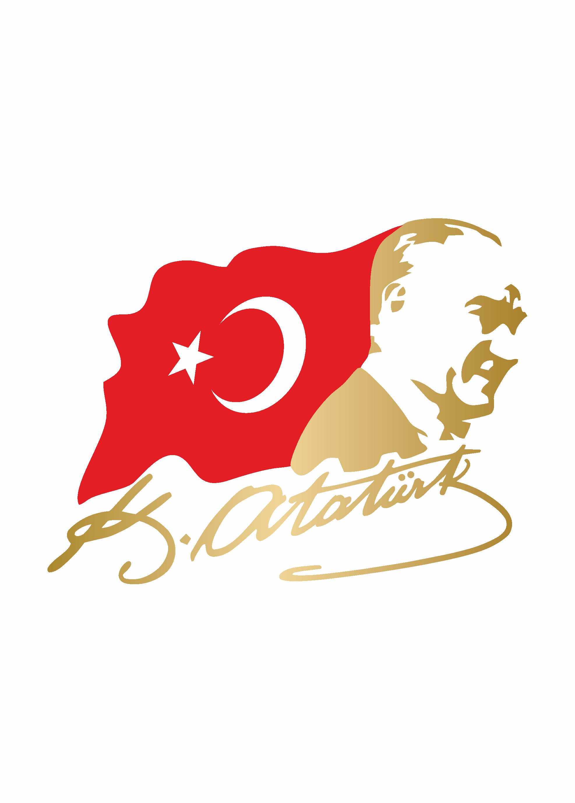 Mustafa Kemal Atatürk Sti̇cker - Türk Bayrağı Sti̇cker - Atatürk İmza Sti̇cker -Gazi̇ Başbuğ Atatürk Si̇lüet Ve Türk Bayrağı Sti̇cker 02511 12X9 Cm 