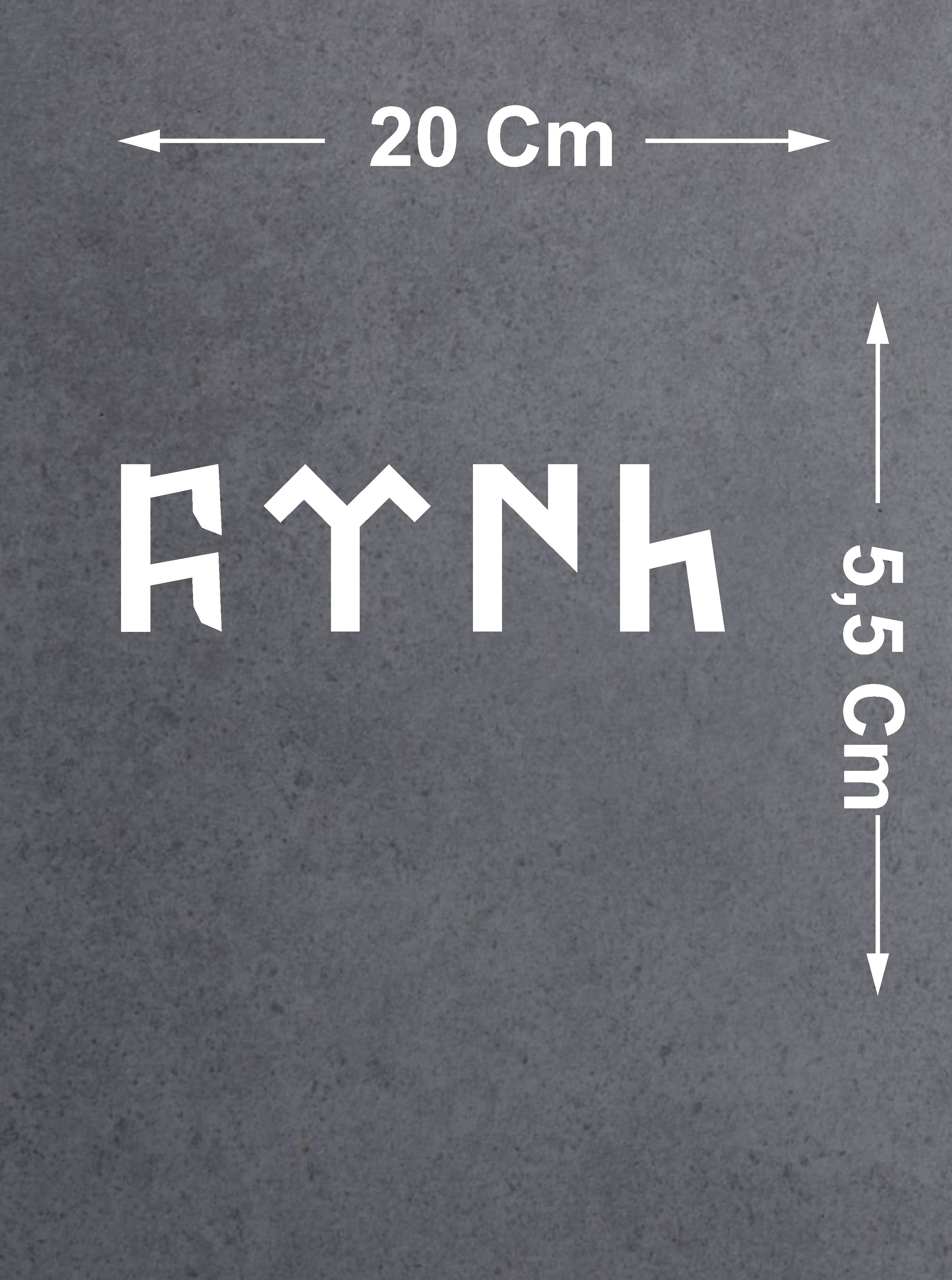 Göktürkçe Türk Sti̇cker, Göktük, Araba Oto Motosi̇klet Karavan Sti̇cker, Oto Sti̇cker, 00348 15X4 Cm