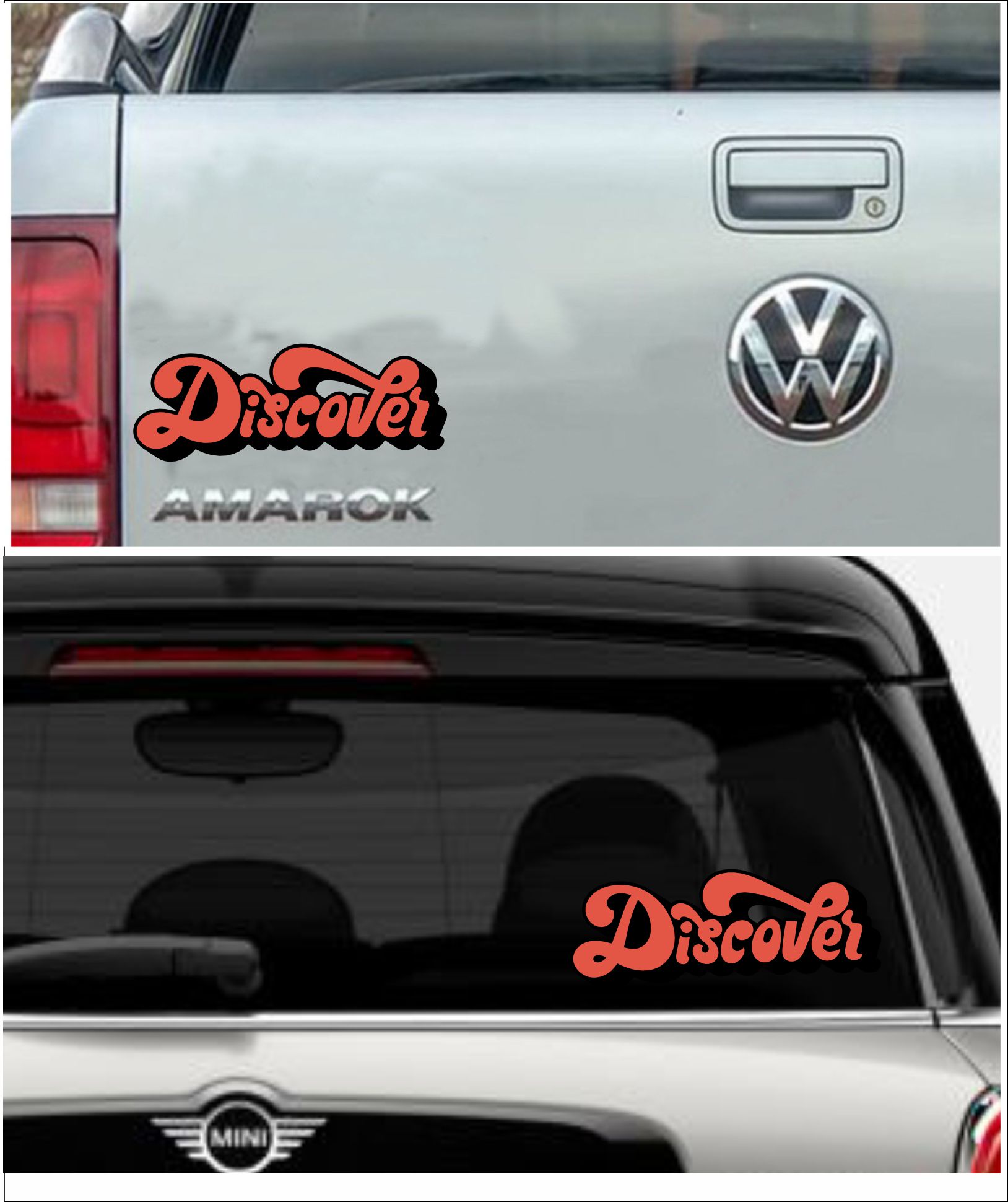Di̇scover Sti̇cker - 4X4 Off Road Adventure Kamp Avcı Sti̇cker - Araba Oto Cam Karavan Motosi̇klet Sti̇cker - 00050 12X4 Cm 