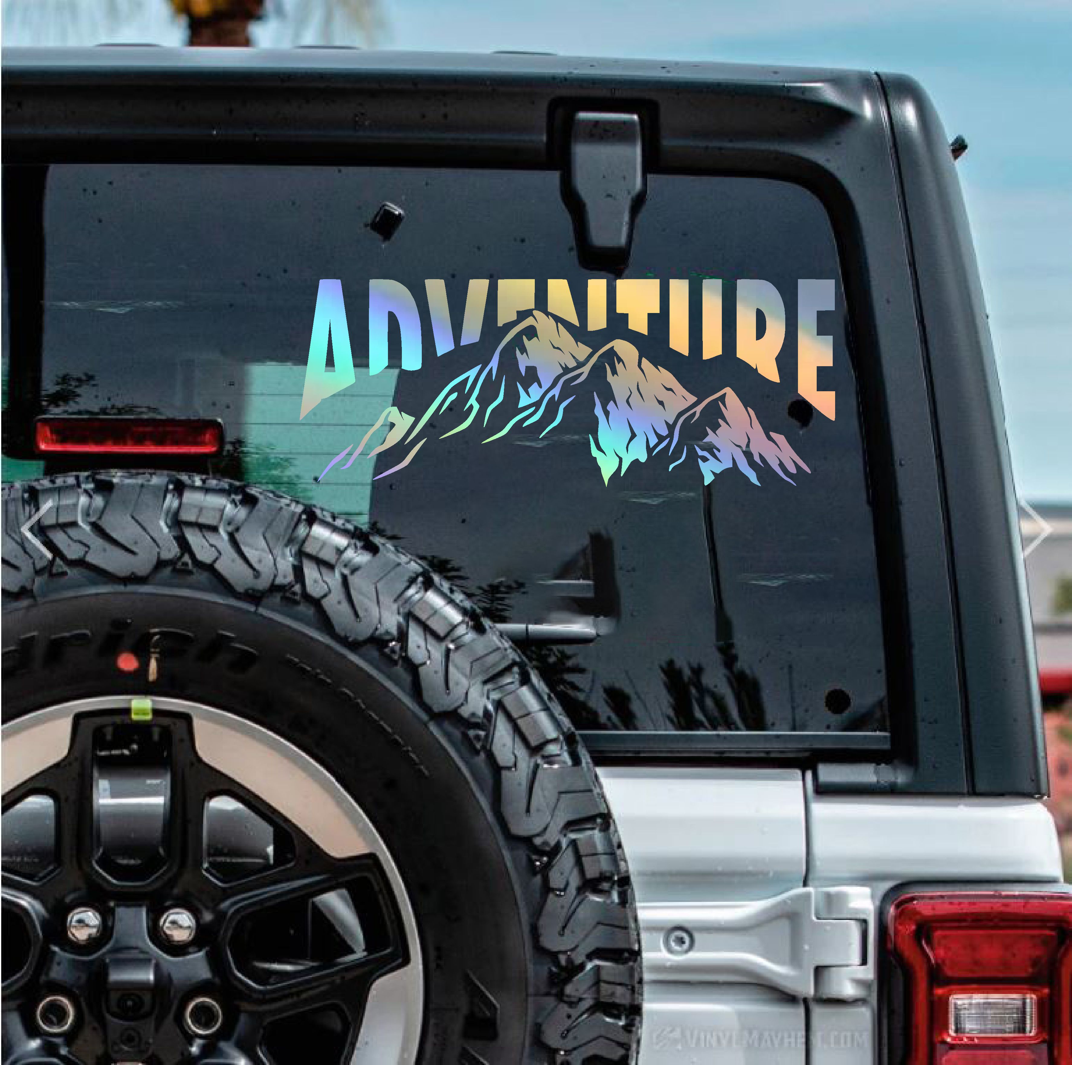 Macera Dağ Adventure Sti̇cker - 4X4 Off Road Avcı Kamp Sti̇cker - 00233 15X6 Cm 