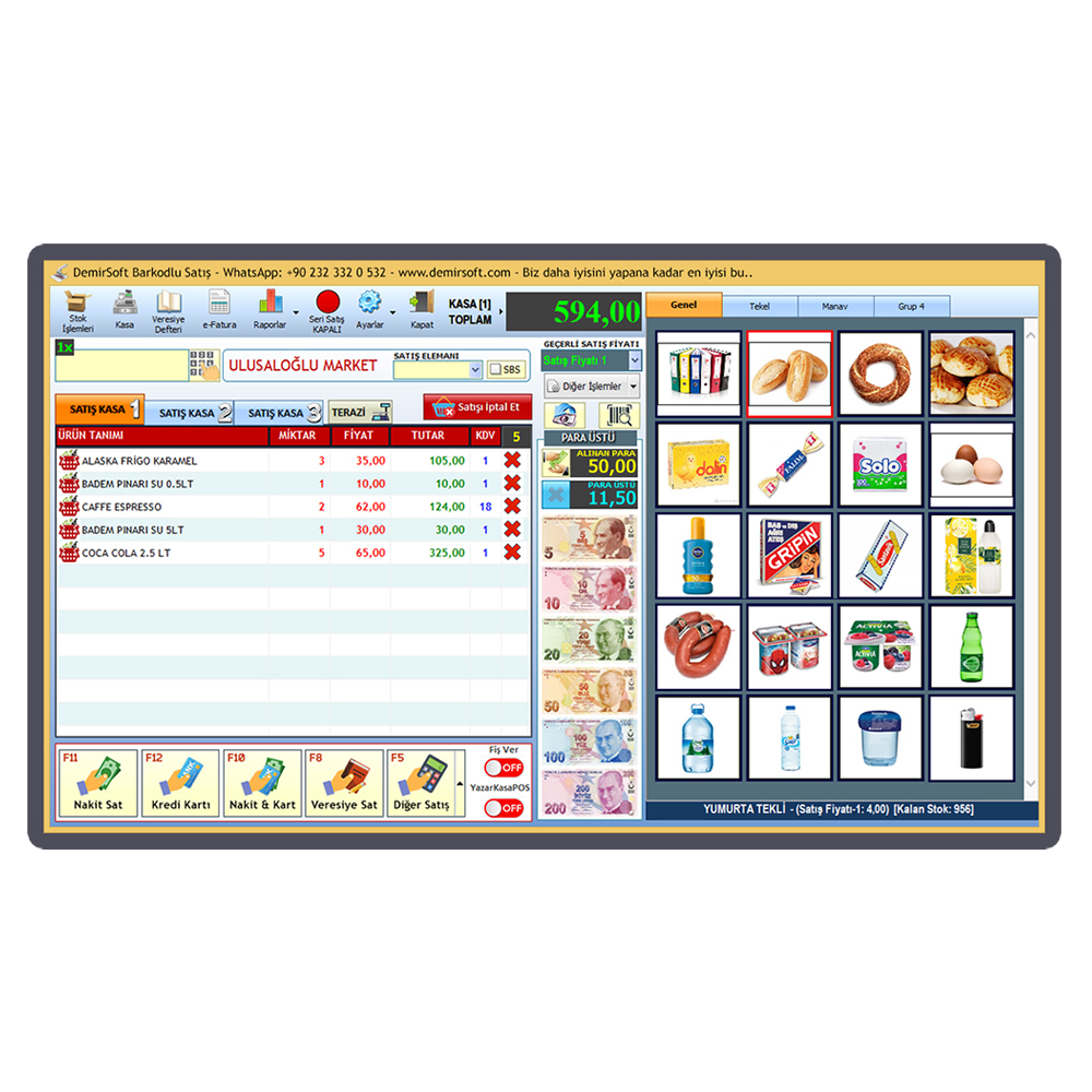 Barkodlu Satış Programı Barkod Okuyucu & Etiket Yazıcı