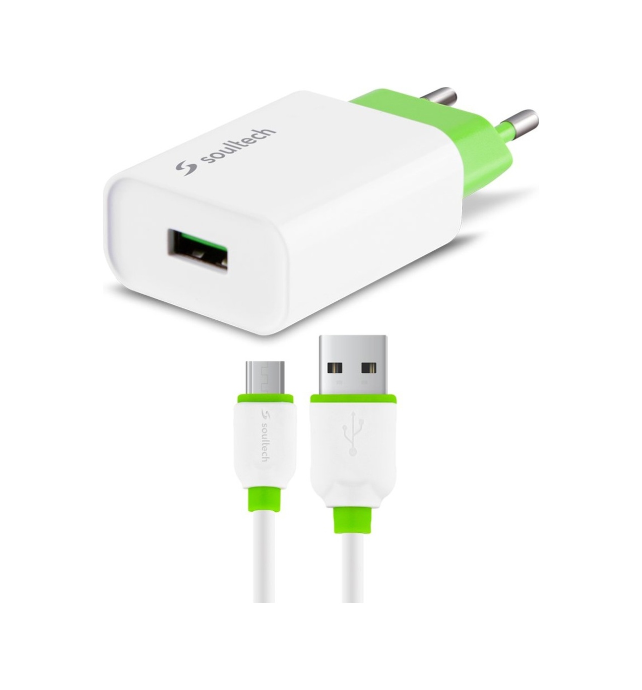 Soultech 1.1A Micro Comfort Seyahat Şarjı + Usb Kablo - Sc012B