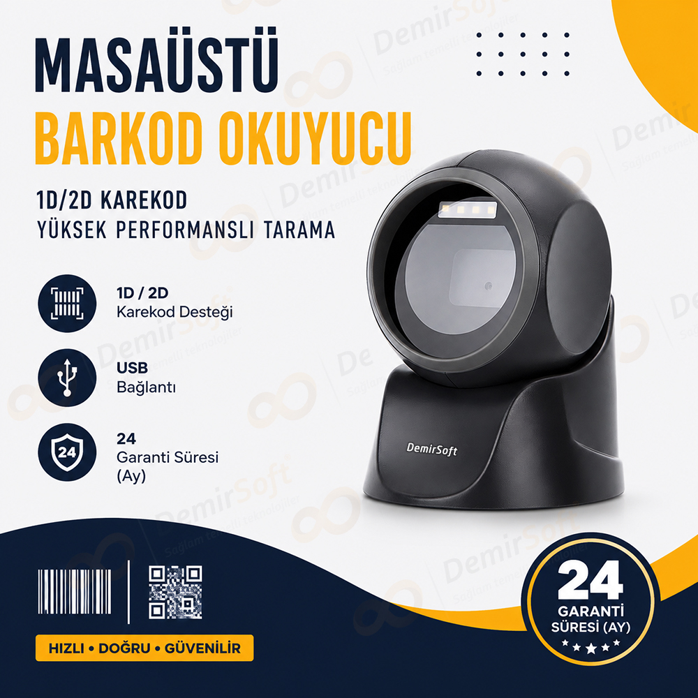 Hızlı Masaüstü Barkod Okuyucu Ve Barkodlu Satış Programı 