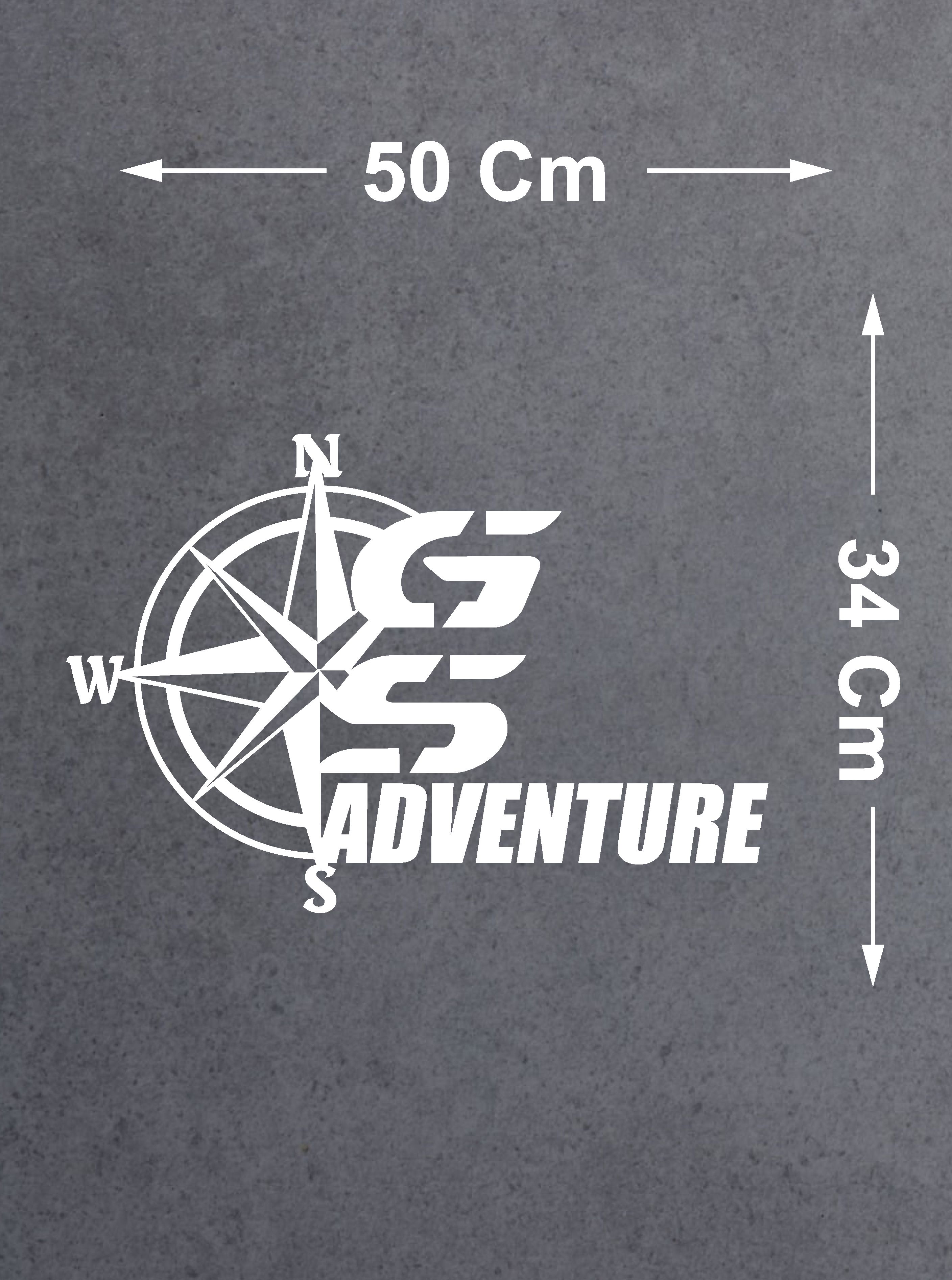 Gs Adventure Sti̇cker - 00049 12X8 Cm 