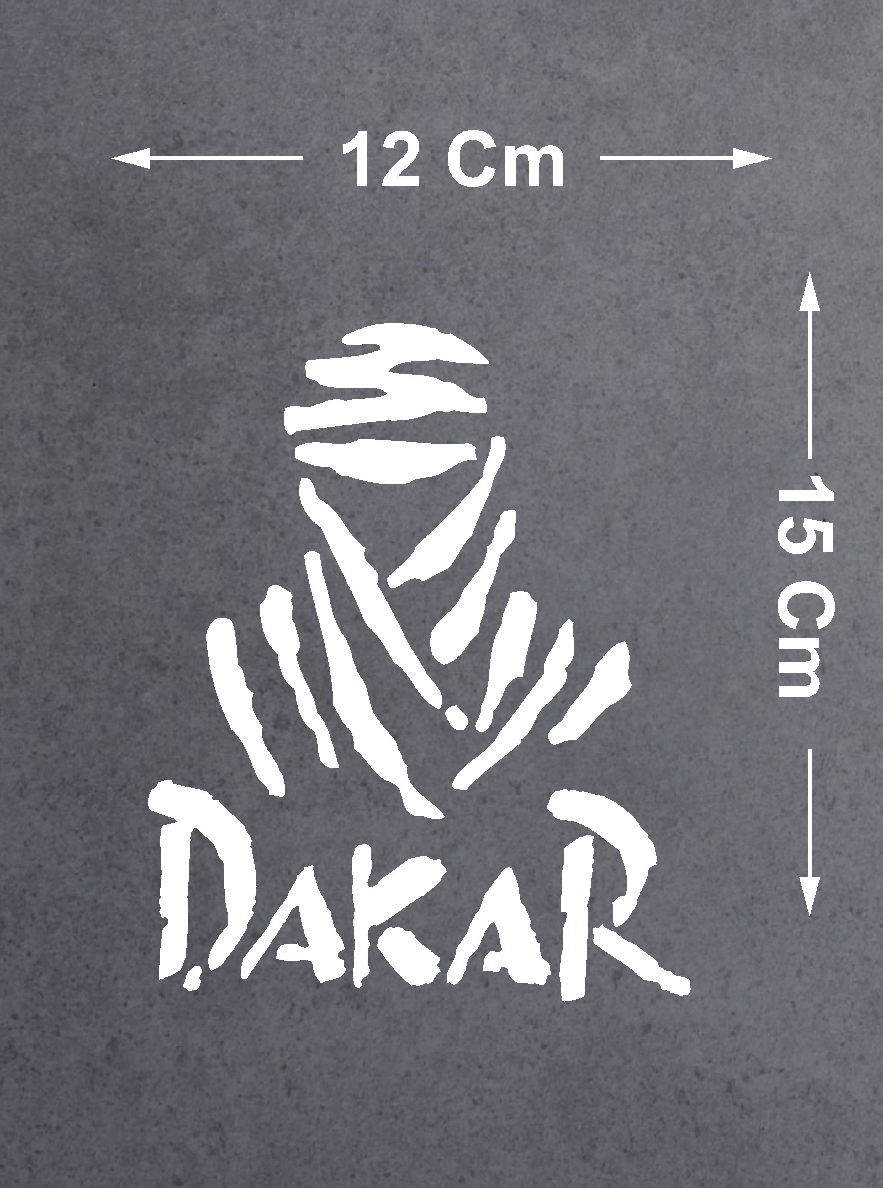 Dakar Sti̇cker - 4X4 Off Road Adventure Sti̇cker - Araba Oto Motosi̇klet Karavan Cam Sti̇cker - 00074 10X8 Cm 