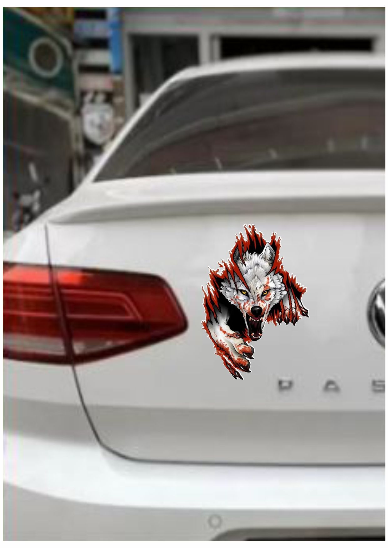 Kurt Bozkurt Göktük Börü Sti̇cker Araba Oto Motosi̇klet Karavan Sti̇cker Eti̇ket 00004 50X35 Cm 