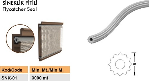 Si̇nekli̇k Fi̇ti̇li̇ / Si̇nekli̇k Contası / Si̇nekli̇k Fi̇ti̇li̇ Snk-05 100 Metre-Si̇yah