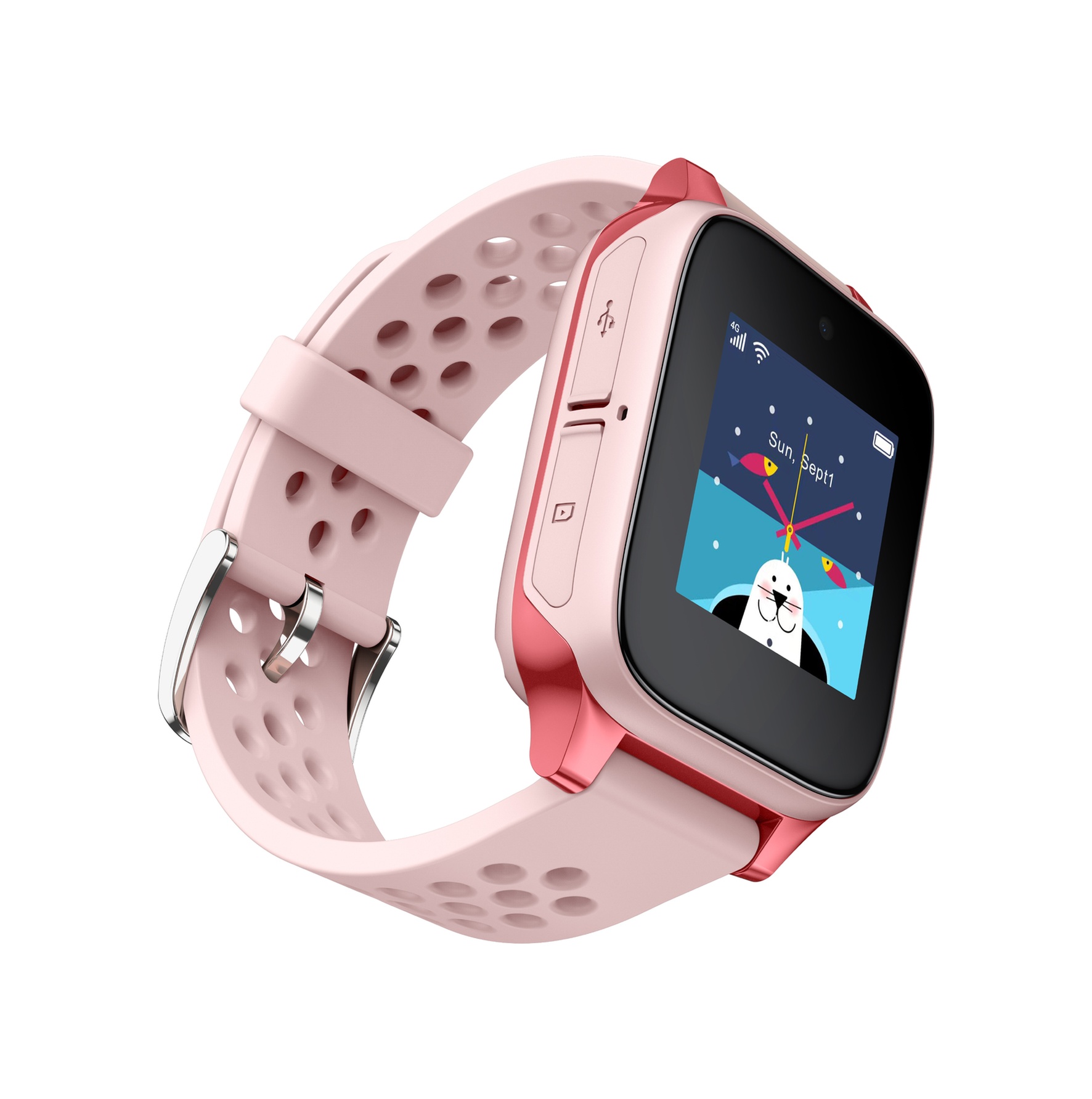 Tcl Movetime Mt46X Akıllı Çocuk Saati (Tcl Türkiye Garantili) Pembe
