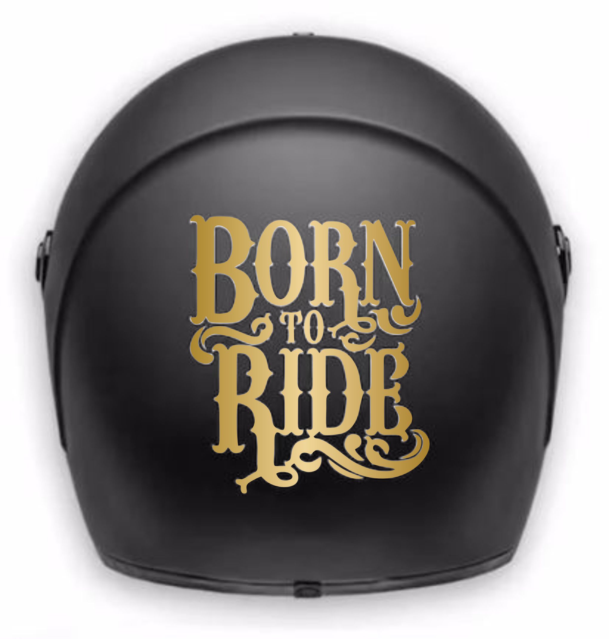Born To Ri̇de Sti̇cker - Bi̇nmek İçi̇n Doğmuş Sti̇cker - Araba Oto Motosi̇klet Cam Sti̇cker - 00066 12X10 Cm 