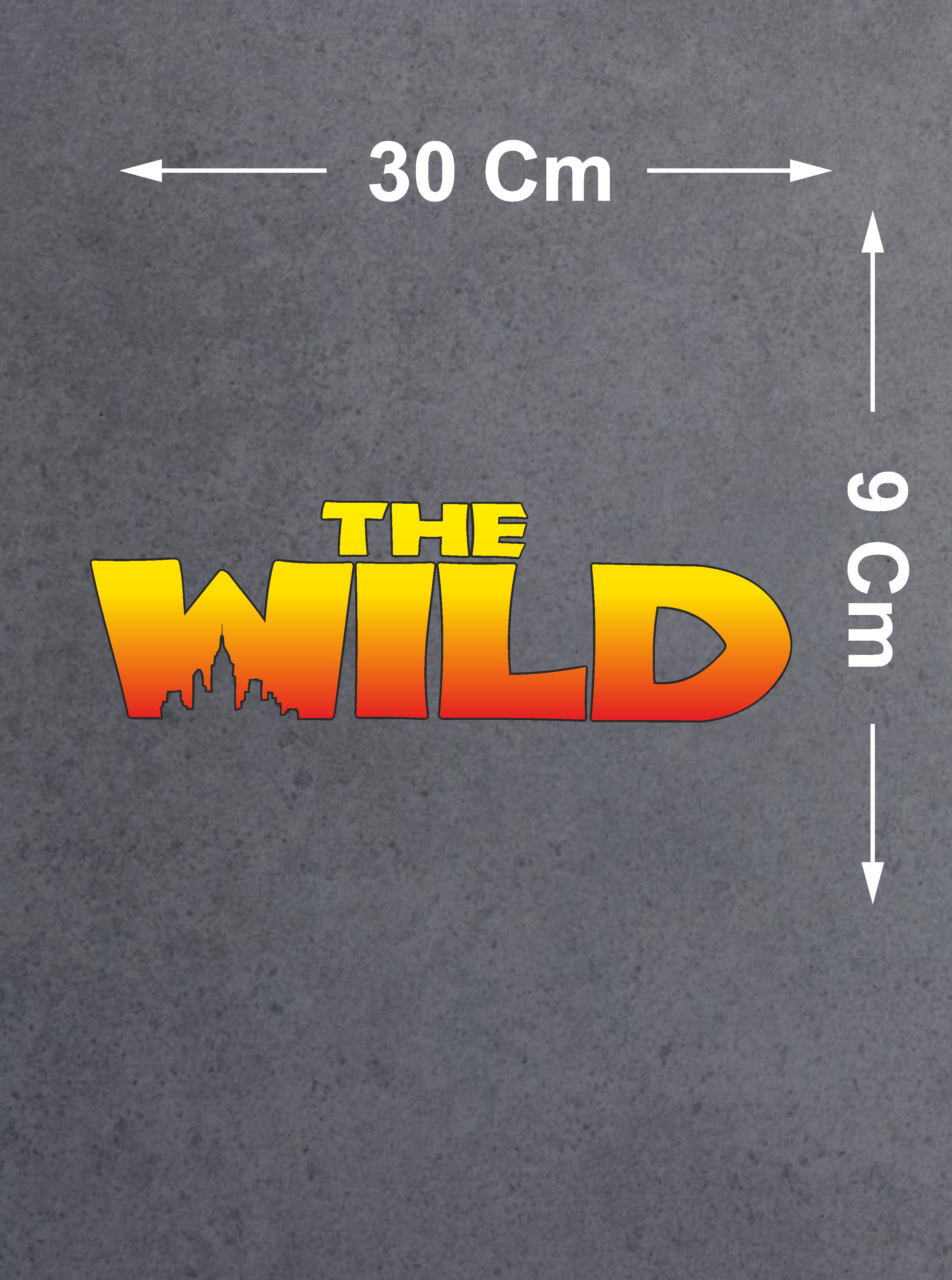 The Wi̇ld Sti̇cker - 4X4 Off Road Adventure Sti̇cker - Araba Oto Motosi̇klet Karavan Cam Sti̇cker 00038 12X4 Cm 