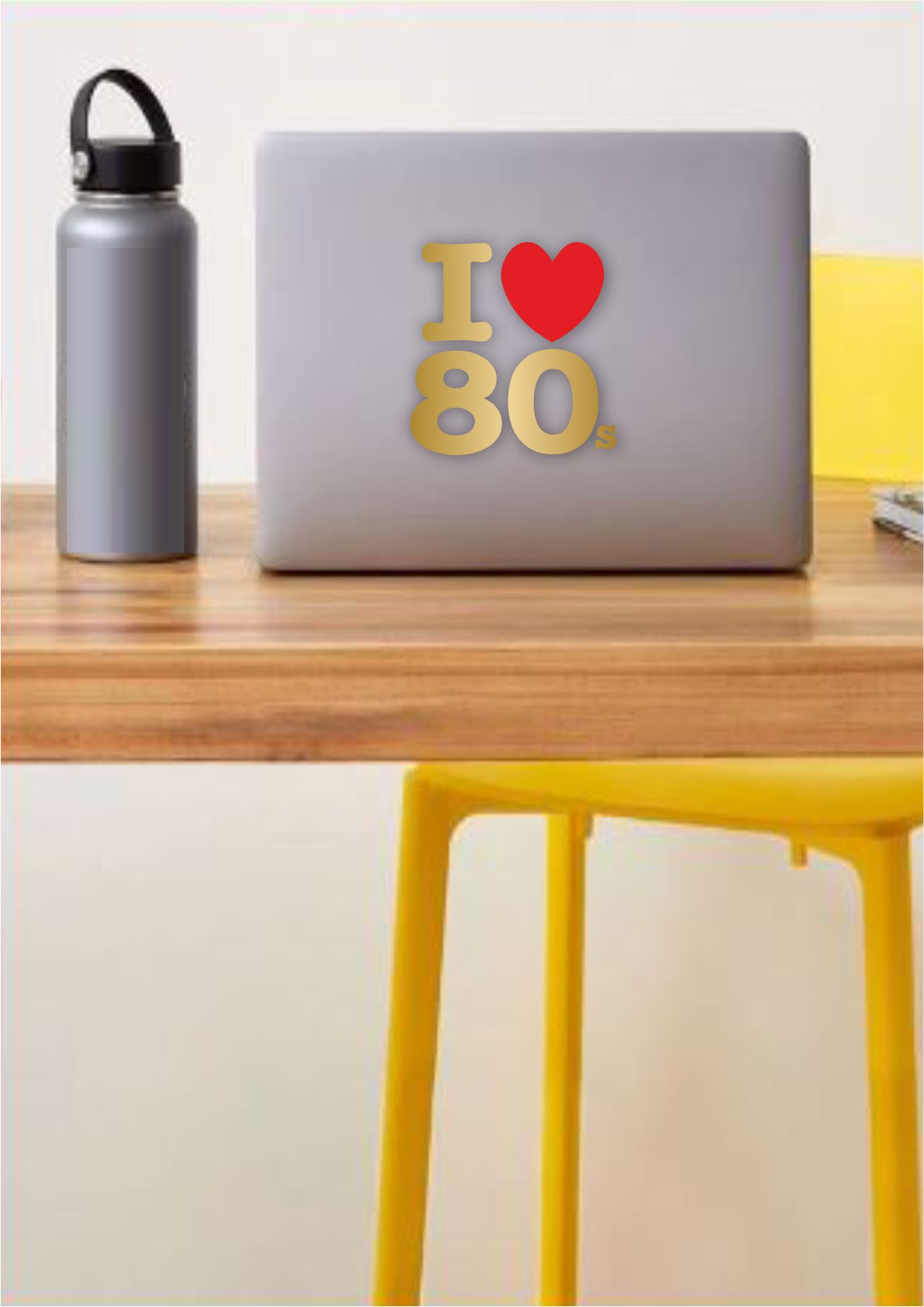 I Love 80 S Sti̇cker - Araba Oto Öotosi̇klet Karavan Cam Sti̇cker - 00043 12X11 Cm 