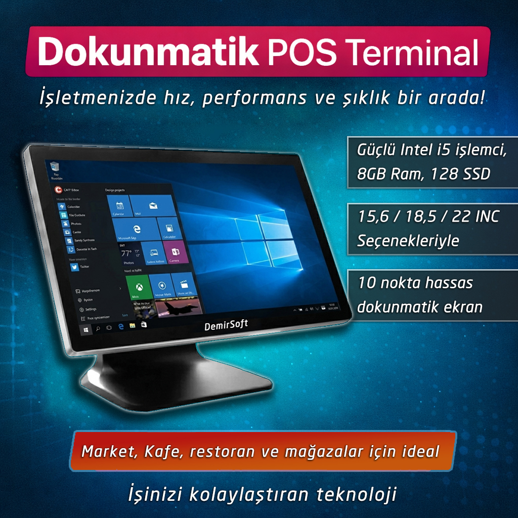 Market Mağaza Hızlı Satış Pos Dokunmatik 