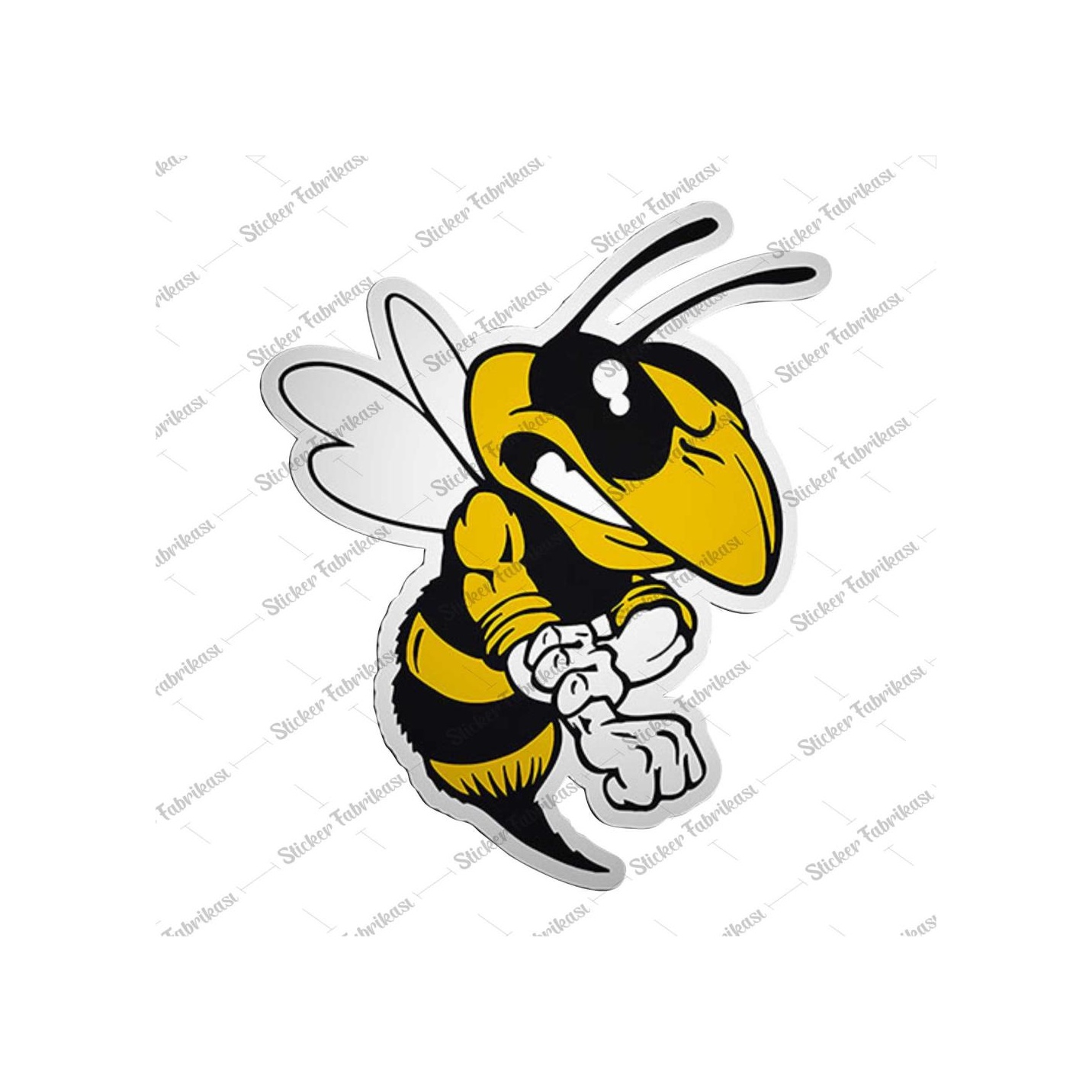 Kızgın Arı Sti̇cker 00457 15X18