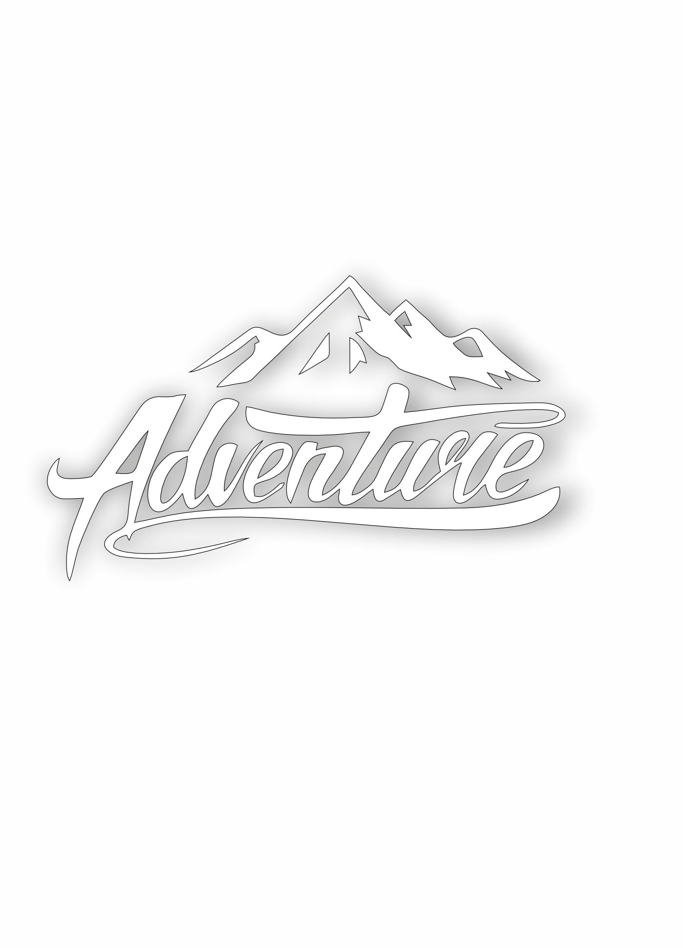 Adventure Dağ Kamp Karavan Offroad 4X4 Sti̇cker Araba Oto Motosi̇klet Karavan Sti̇cker 00007 50X29 Cm 