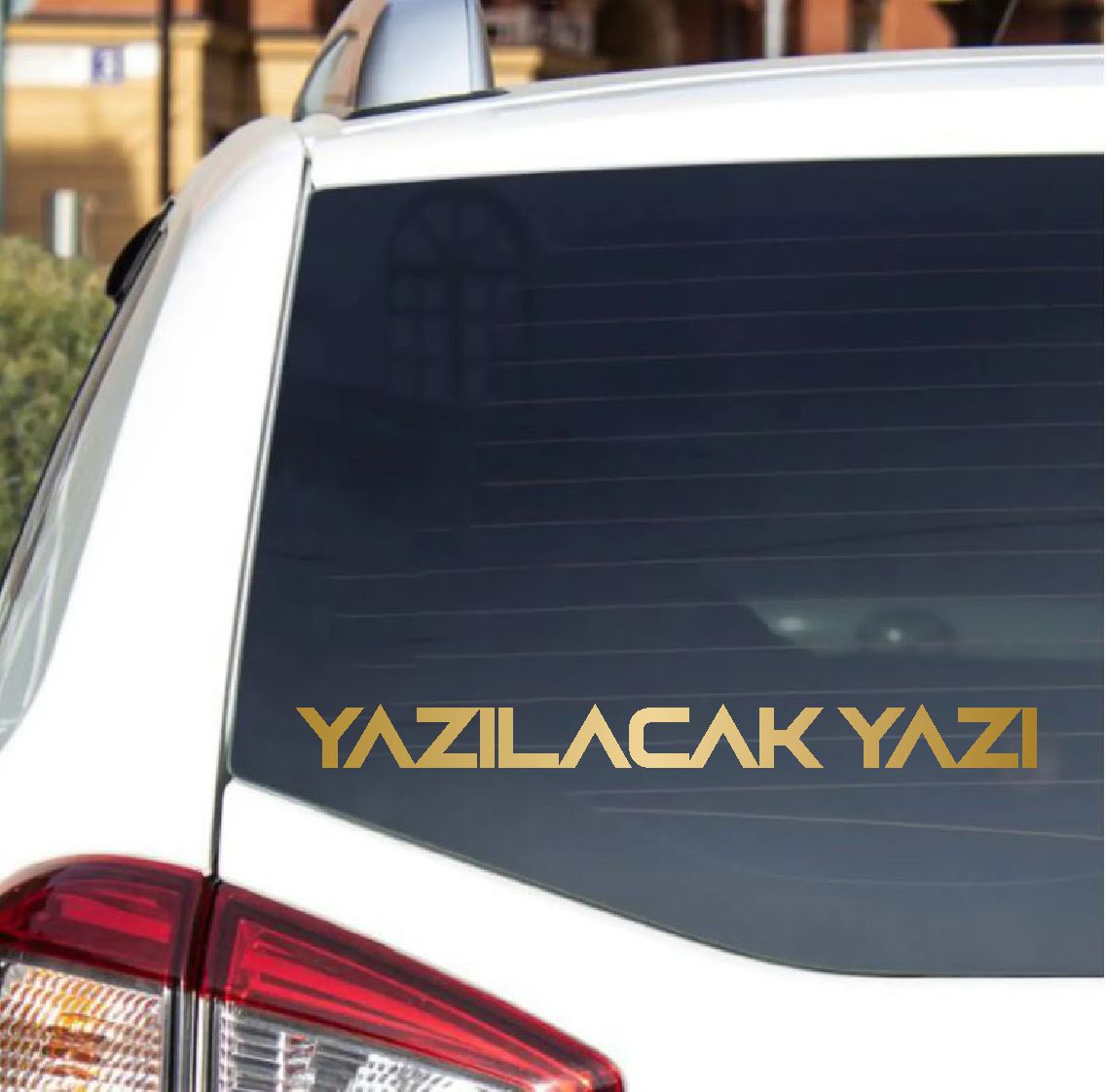 Ki̇şi̇ye Özel Yazı 2 Adet Sti̇cker - Araba Oto Motosi̇klet Karavan Cam Sti̇cker - 00122 12 Cm 