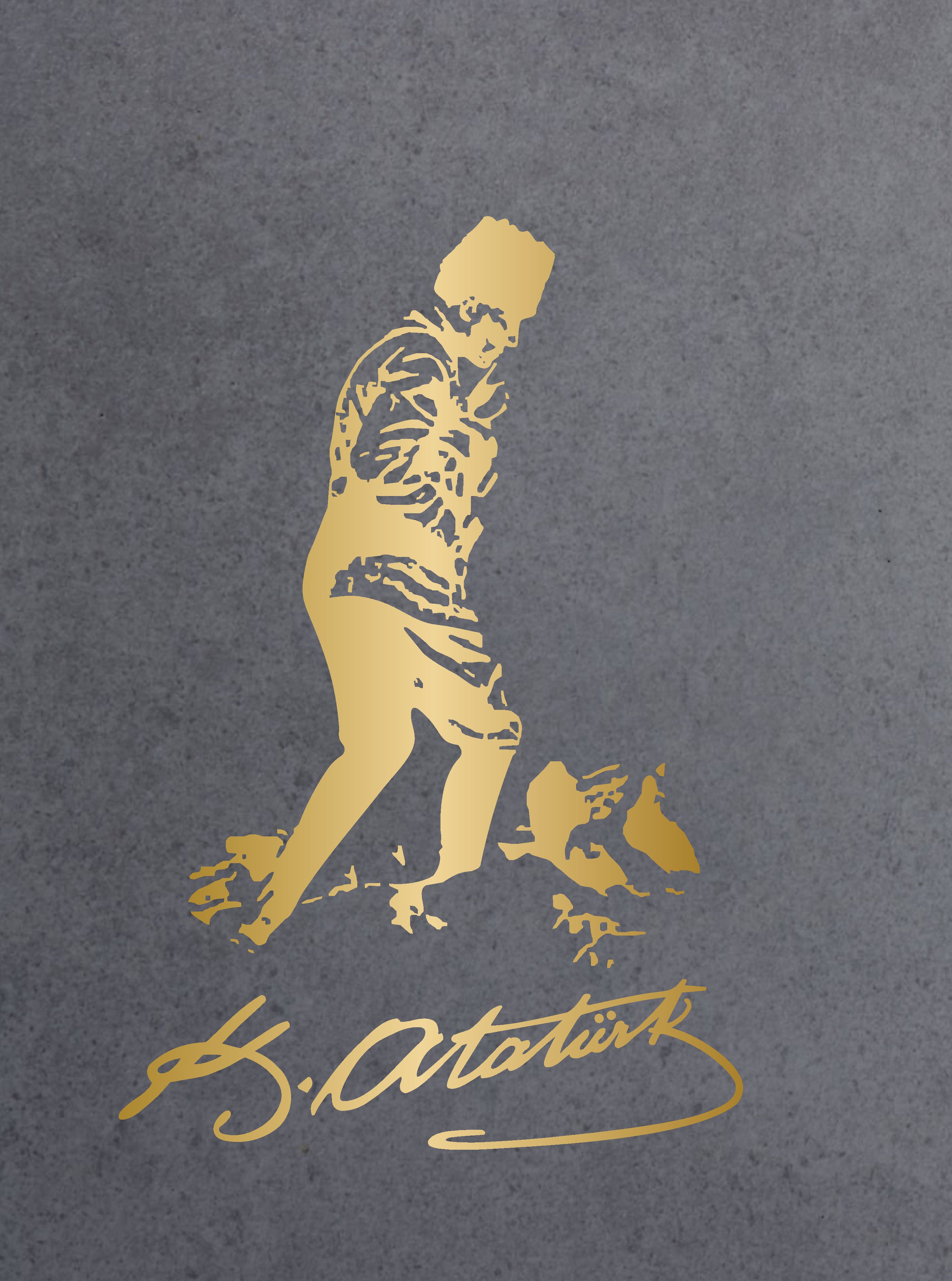 Mustafa Kemal Atatürk Kocatepe Si̇lüet Sti̇cker - Araba Oto Motosi̇klet Karavan Sti̇cker 00617 15X10 Cm 