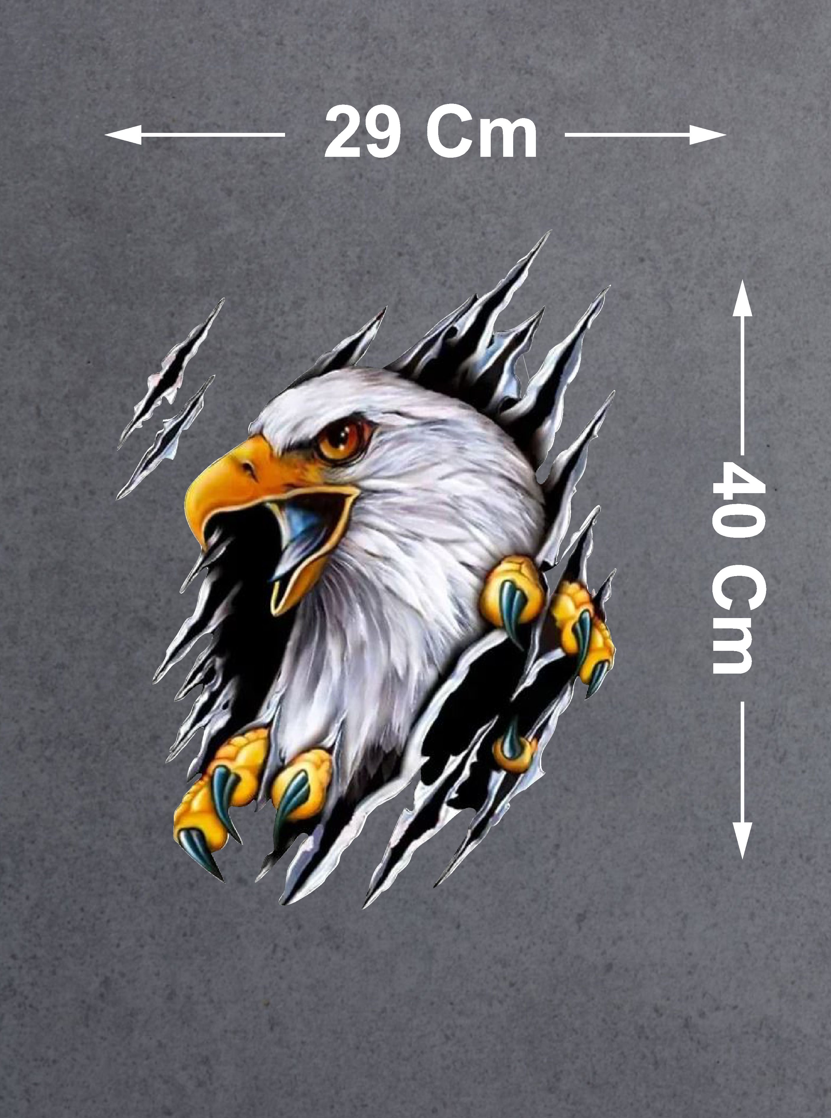 Kartal Vahşi̇ Kartal Pençe Beşi̇ktaş Karakartal Eagle Sti̇cker Araba Oto Motosi̇klet Sti̇cker 00045 50X37 Cm 