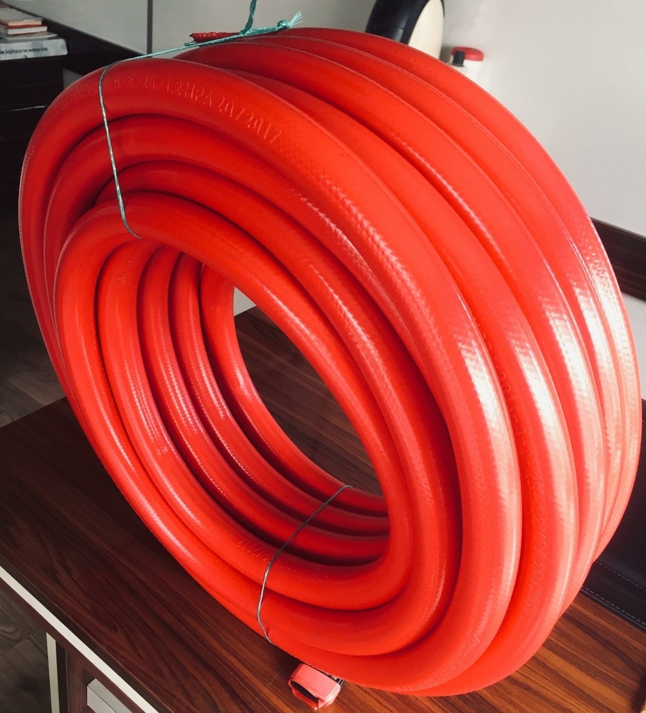 Gardena Tsen-694 Sulu Si̇stemler 1   Inç Yangın Dolabı Hortumu 40 M Kırmızı