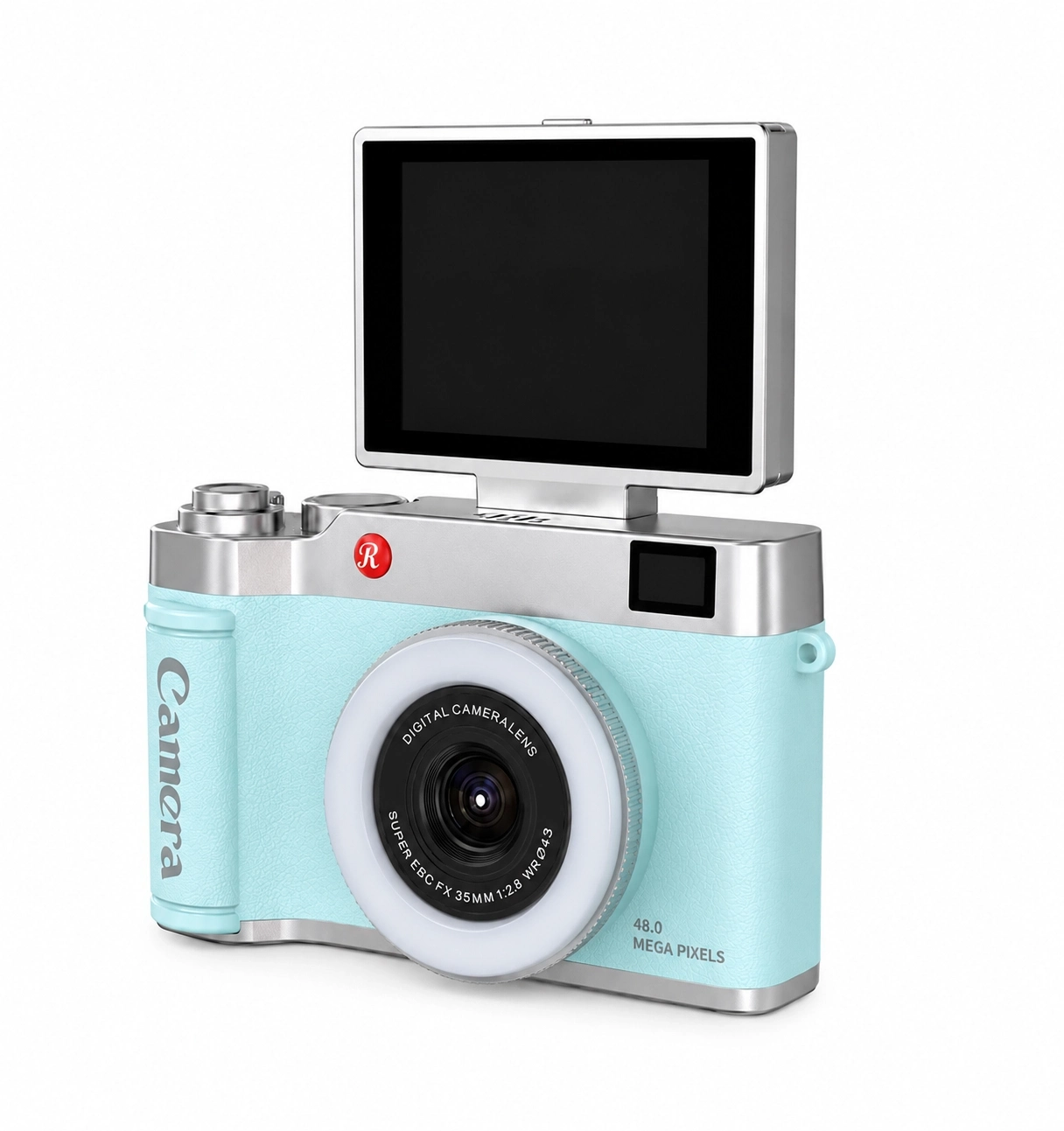 Evimdeyokyok 4K Çantalı Dijital Retro Video Kamera 48Mp 16X Zoom Işıklı (32Gb) Kart Dijital Fotoğraf Makinesi Mav
