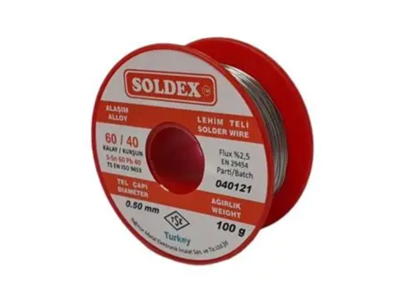 Evimdeyokyok 60/40 Lehim Teli 100 Gr 0,50 Mm (Sn60 / Pb40)