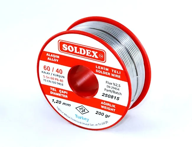 Evimdeyokyok 60-40 Lehim Teli 200 Gr 1,6 Mm - Sn60 / Pb40