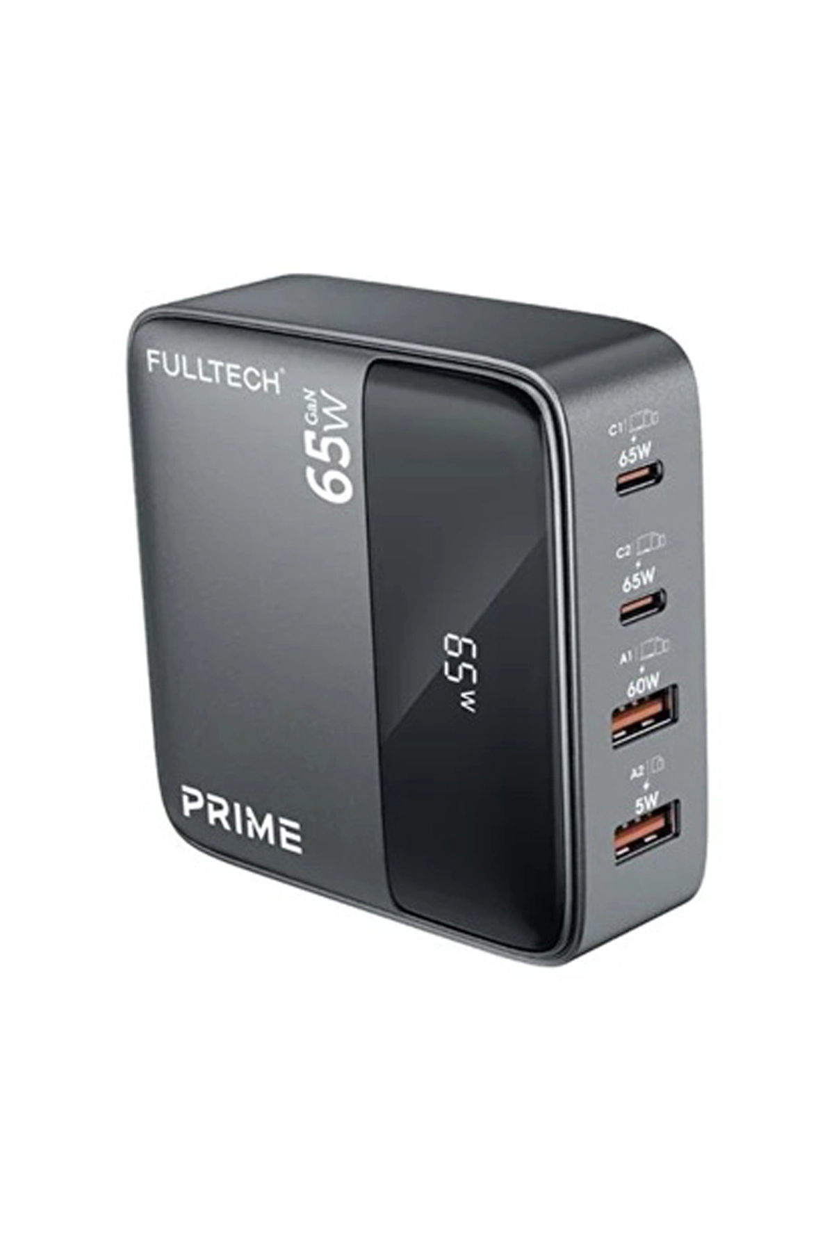 Evimdeyokyok 65W Masaüstü 4 Portlu Hızlı Şarj Cihazı İstasyonu 2Xusb-A, 2Xtype-C Giriş,1,5 Mt. Kablo
