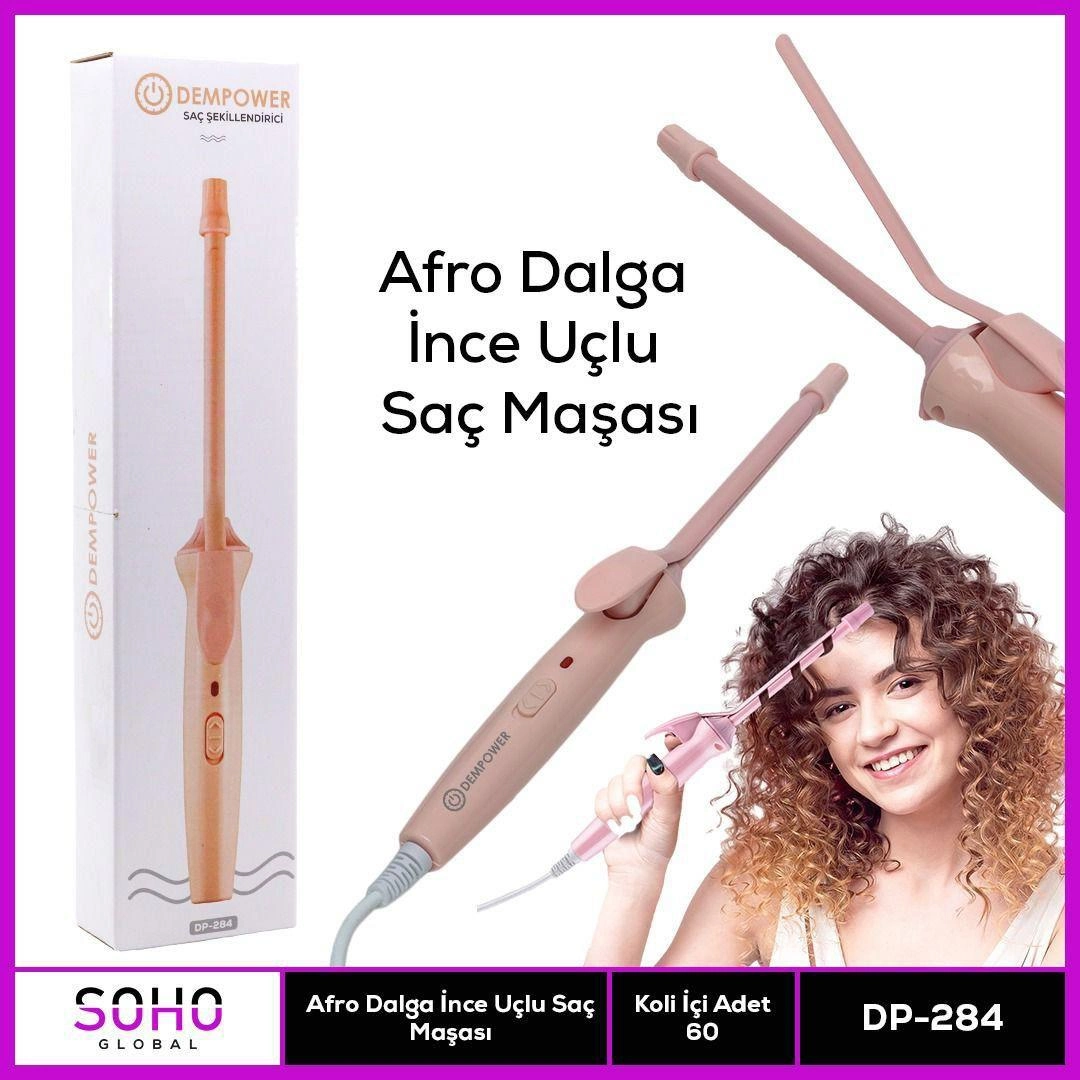 Evimdeyokyok Afro Dalga İnce Uçlu Saç Maşası