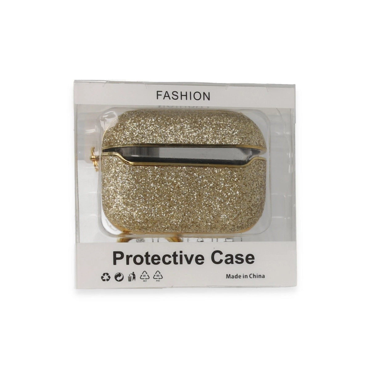 Evimdeyokyok Apple Airpods Pro 2 (2.Nesil) Spell Simli Kılıf - Gold