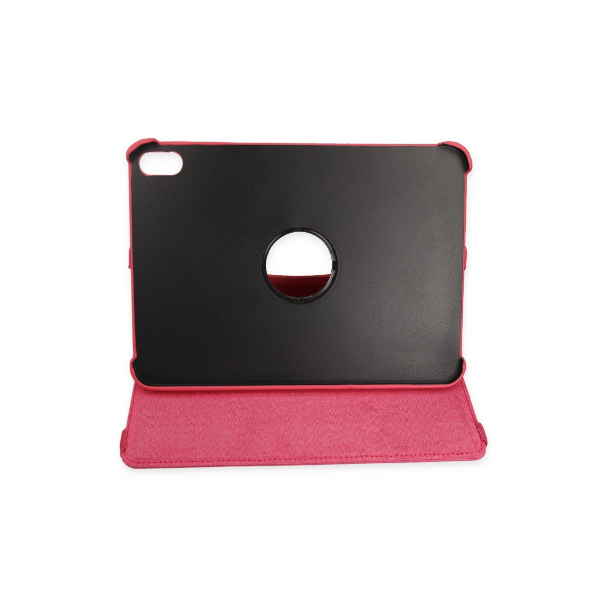 Evimdeyokyok Apple İpad 2022 10.9 (10.Nesil) Kılıf 360 Tablet Deri Kılıf - Pembe