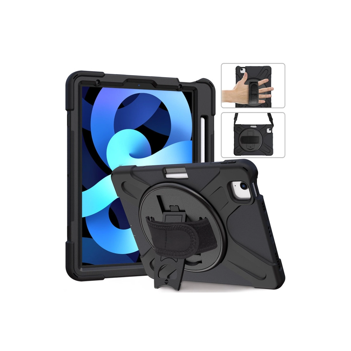 Evimdeyokyok Apple İpad 2022 10.9 (10.Nesil) Kılıf Amazing Tablet Kapak - Siyah