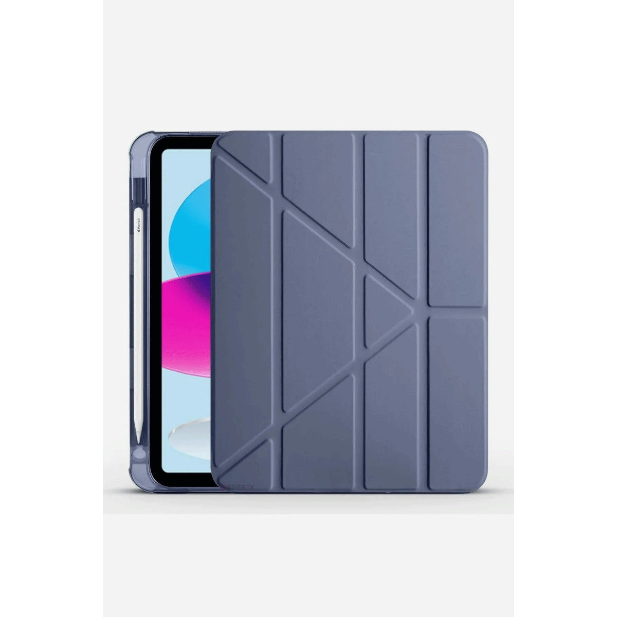 Evimdeyokyok Apple İpad 2022 10.9 (10.Nesil) Kılıf Kalemlikli Mars Tablet Kılıfı - Lavender