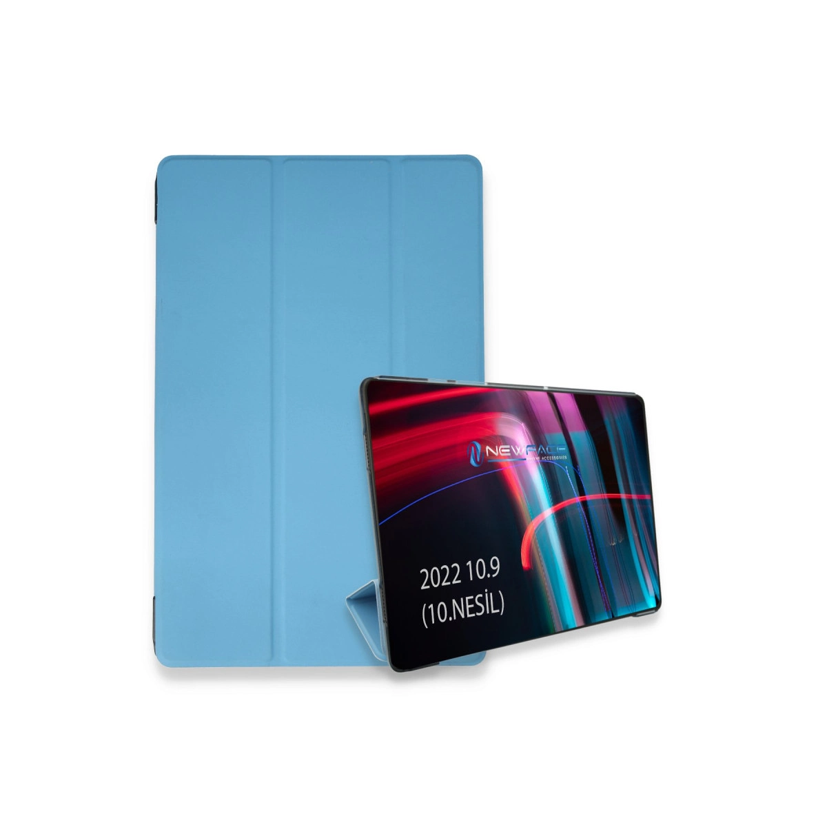 Evimdeyokyok Apple İpad 2022 10.9 (10.Nesil) Kılıf Tablet Smart Kılıf - Mavi