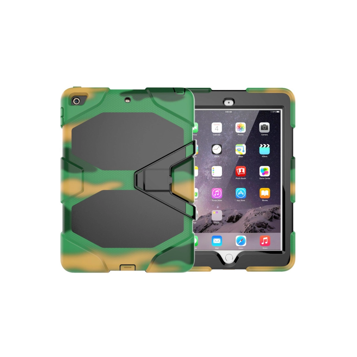 Evimdeyokyok Apple İpad 5 Air 9.7 Kılıf Griffin Tablet Kapak - Kamuflaj
