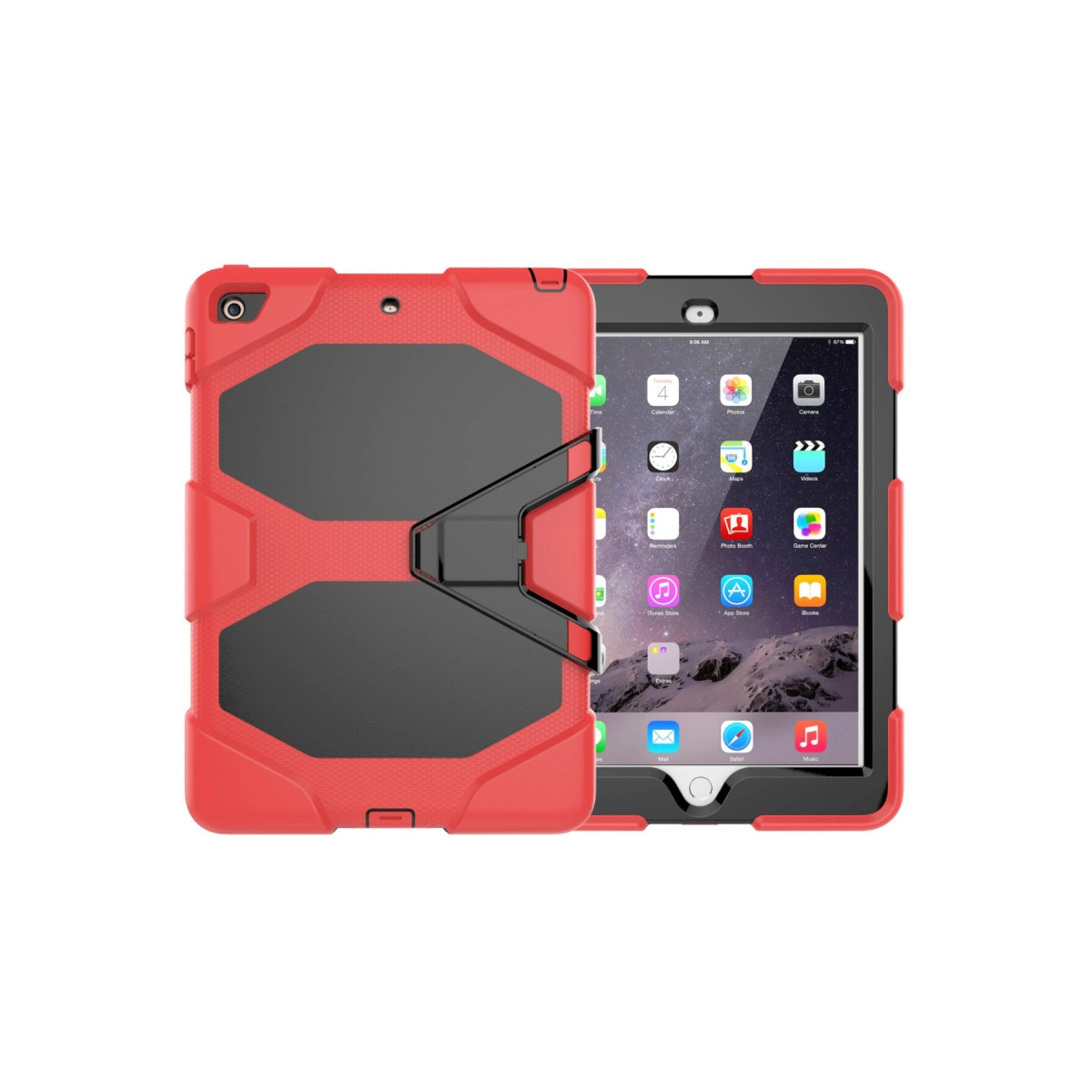 Evimdeyokyok Apple İpad 5 Air 9.7 Kılıf Griffin Tablet Kapak - Kırmızı
