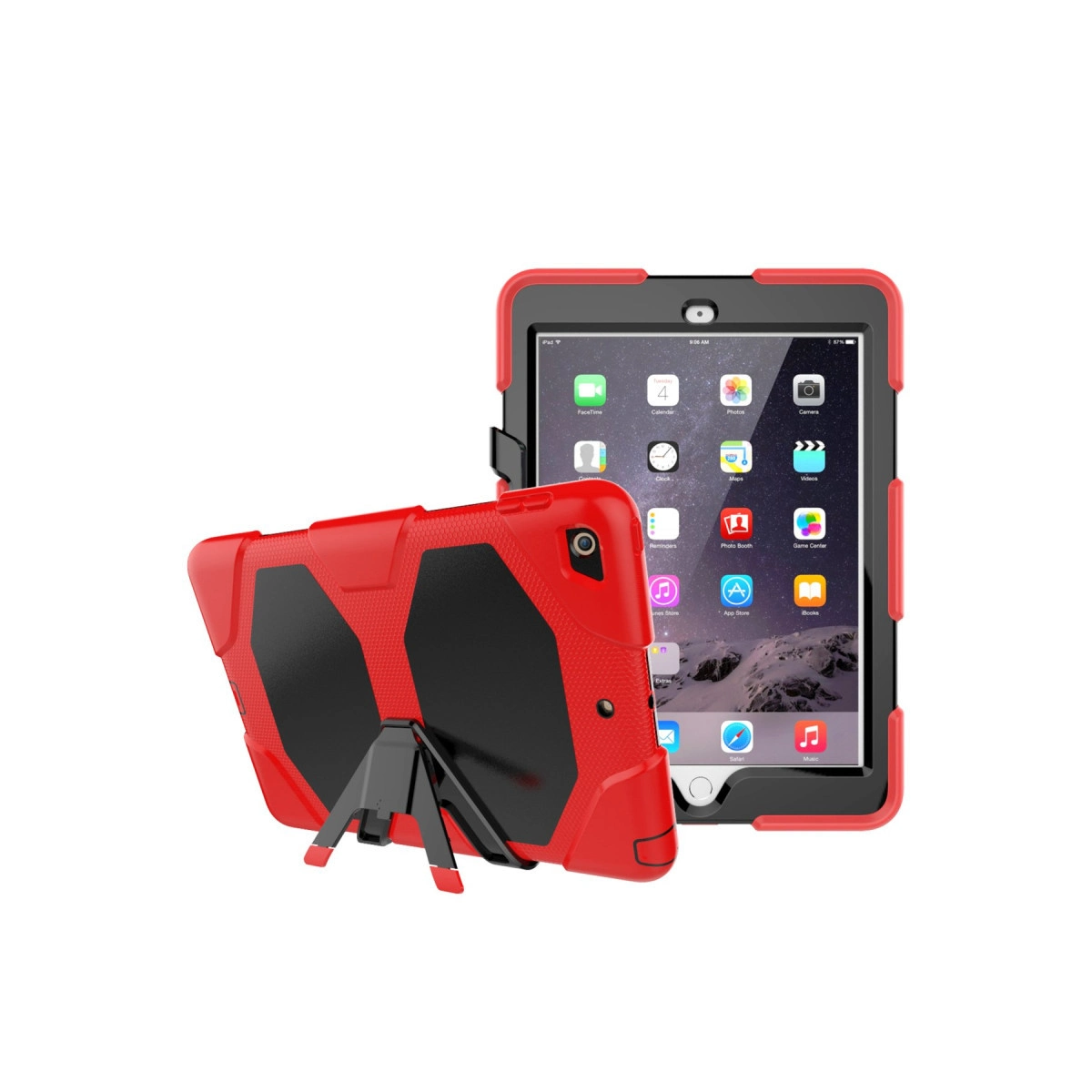 Evimdeyokyok Apple İpad 5 Air 9.7 Kılıf Griffin Tablet Kapak - Kırmızı