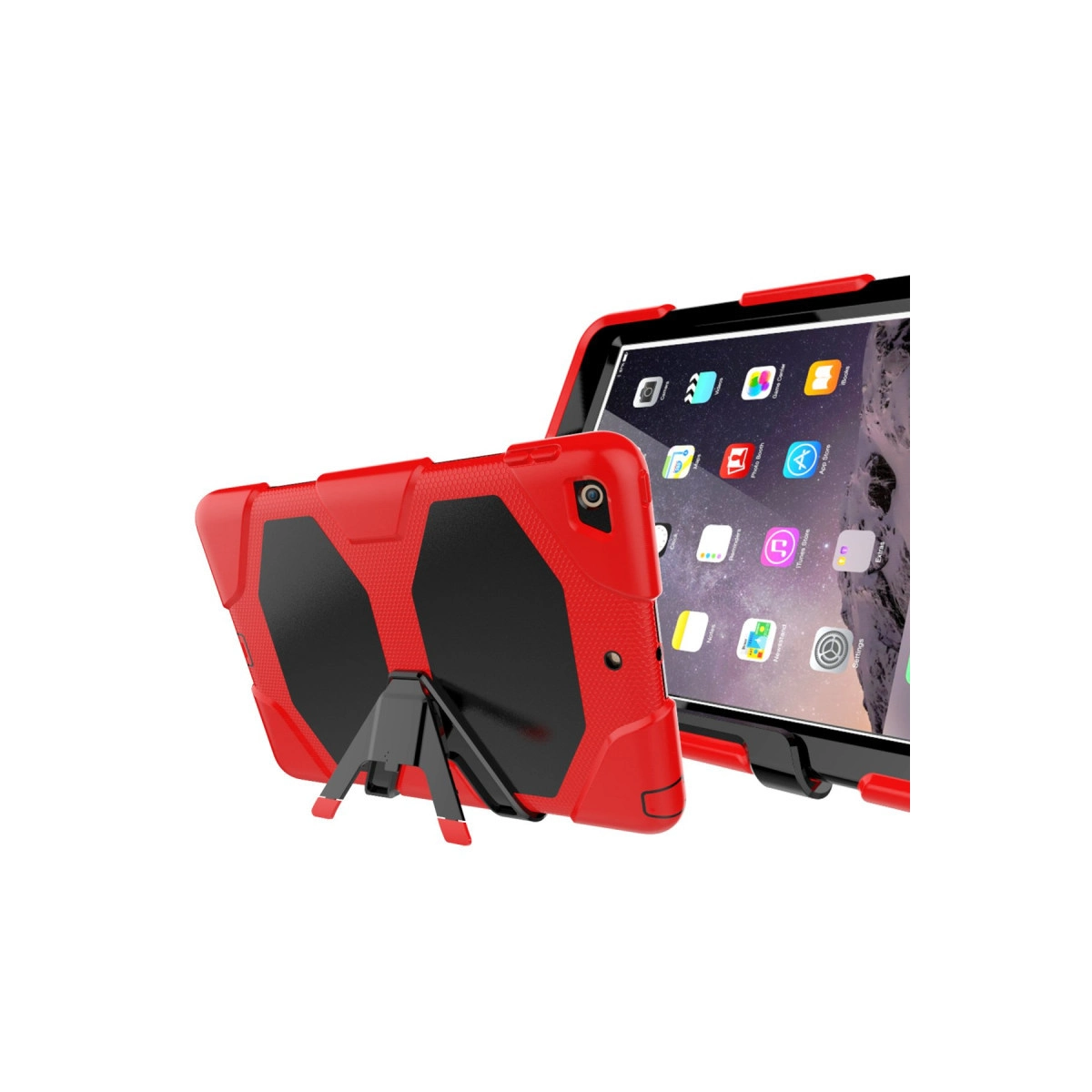 Evimdeyokyok Apple İpad 5 Air 9.7 Kılıf Griffin Tablet Kapak - Kırmızı