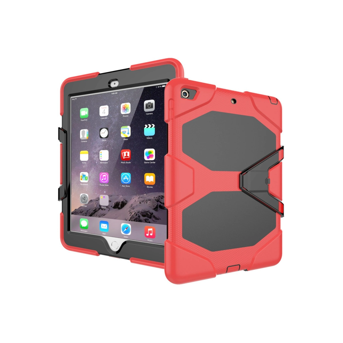Evimdeyokyok Apple İpad 5 Air 9.7 Kılıf Griffin Tablet Kapak - Kırmızı