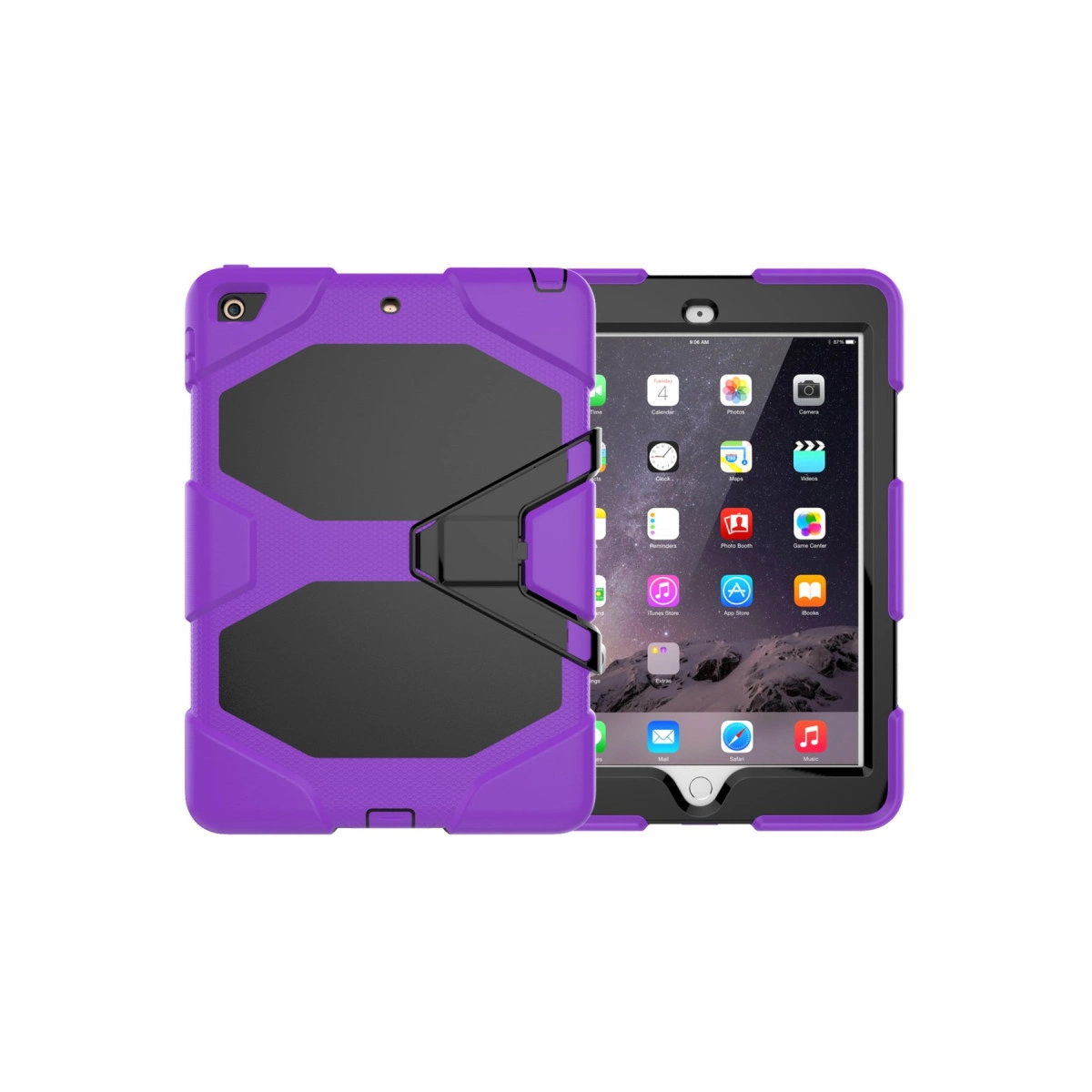 Evimdeyokyok Apple İpad 5 Air 9.7 Kılıf Griffin Tablet Kapak - Mor