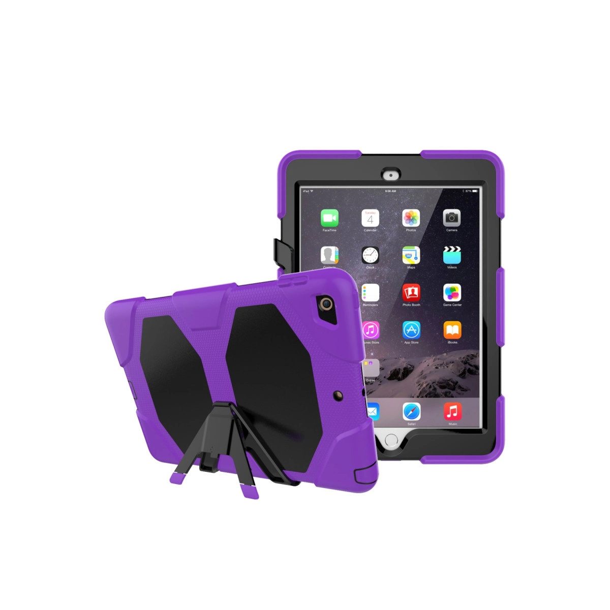 Evimdeyokyok Apple İpad 5 Air 9.7 Kılıf Griffin Tablet Kapak - Mor