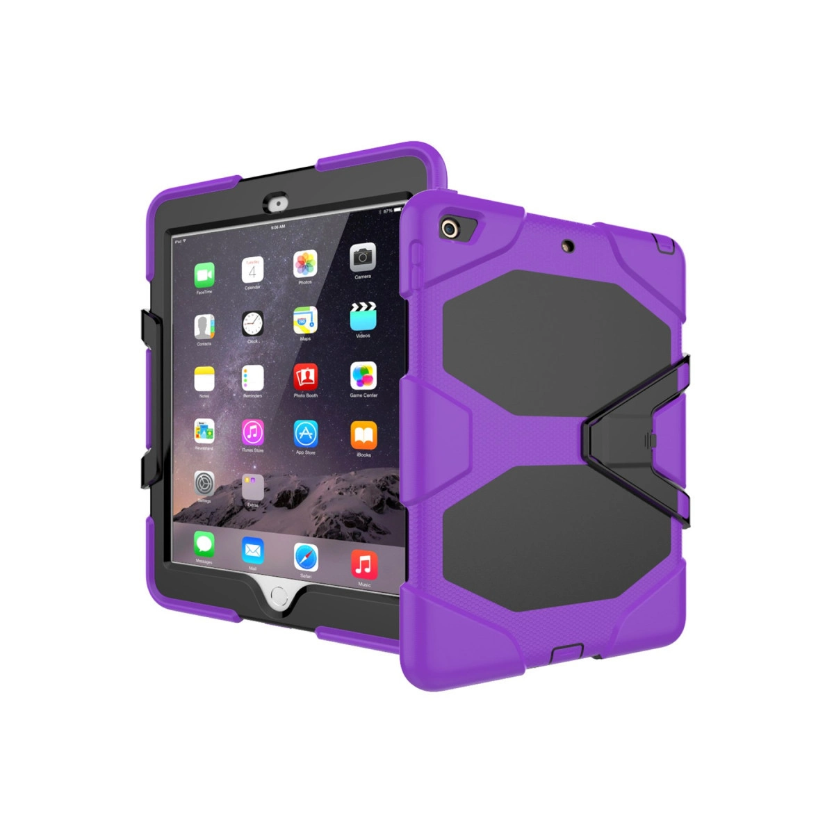 Evimdeyokyok Apple İpad 5 Air 9.7 Kılıf Griffin Tablet Kapak - Mor