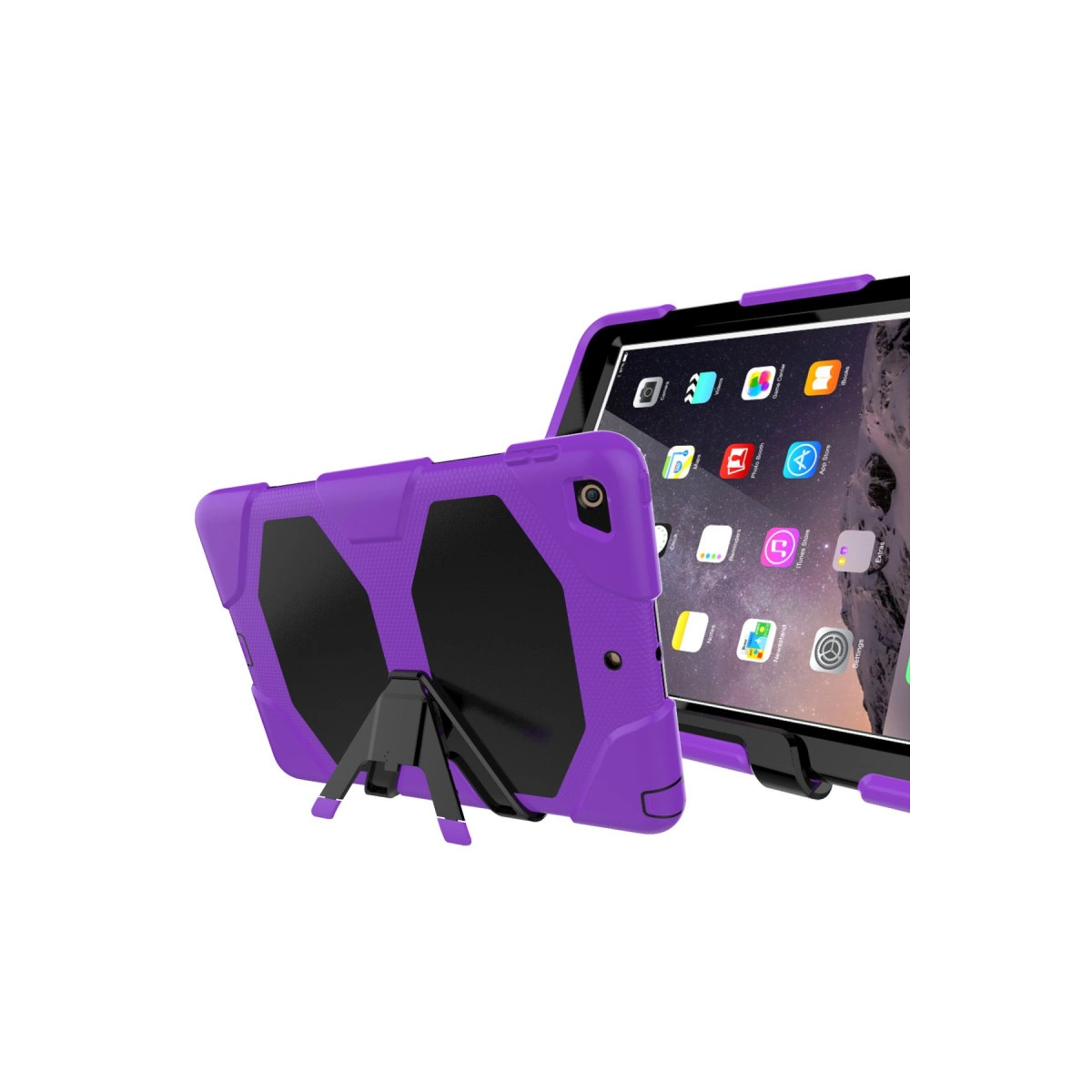 Evimdeyokyok Apple İpad 5 Air 9.7 Kılıf Griffin Tablet Kapak - Mor