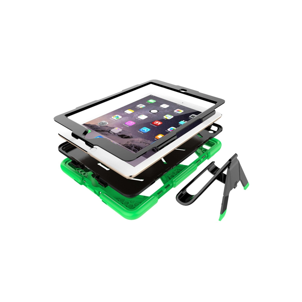 Evimdeyokyok Apple İpad 5 Air 9.7 Kılıf Griffin Tablet Kapak - Yeşil