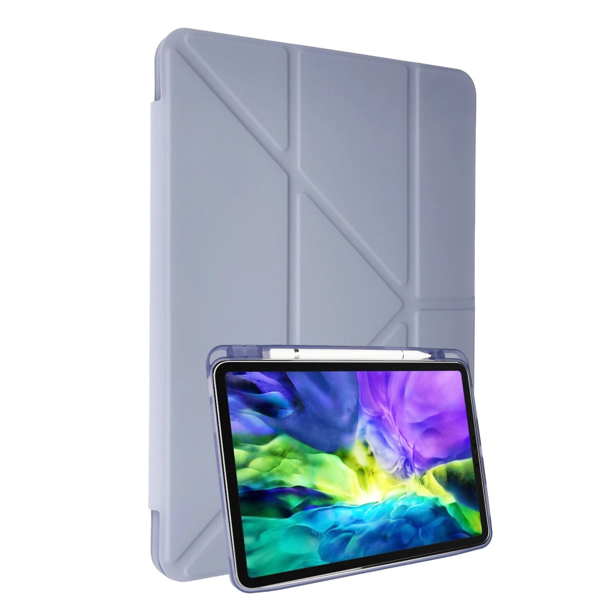 Evimdeyokyok Apple İpad Air 4 10.9 Kılıf Kalemlikli Mars Tablet Kılıfı - Lila
