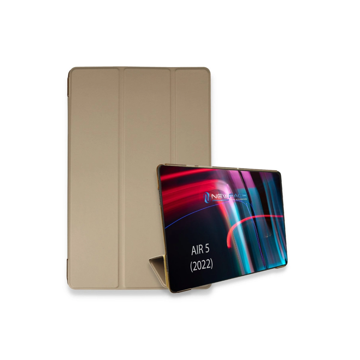 Evimdeyokyok Apple İpad Air 5 (2022) Kılıf Tablet Smart Kılıf - Gold
