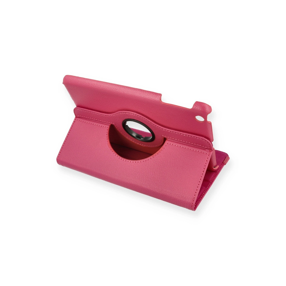 Evimdeyokyok Apple İpad Mini 1 Kılıf 360 Tablet Deri Kılıf - Pembe