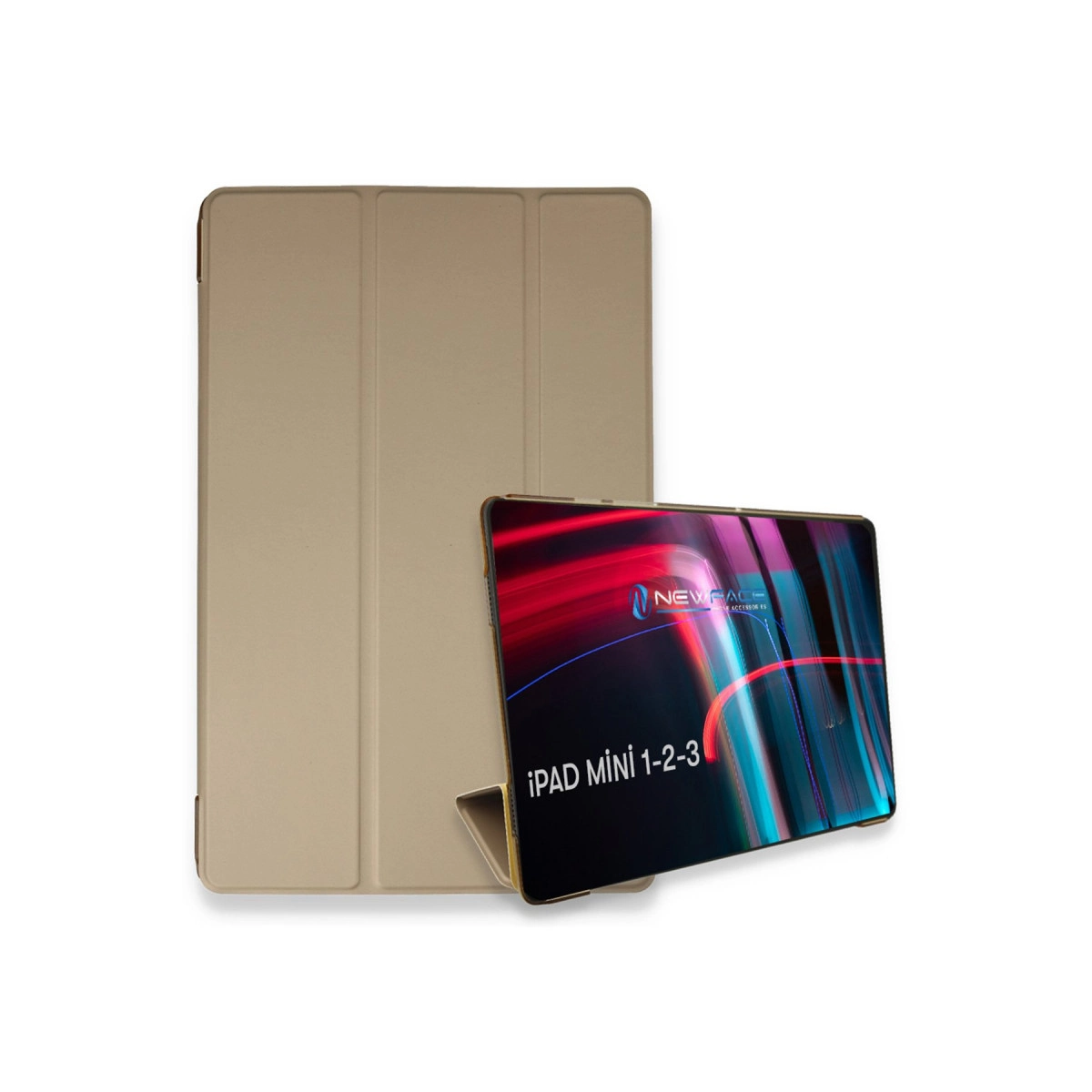 Evimdeyokyok Apple İpad Mini 3 Kılıf Tablet Smart Kılıf - Gold