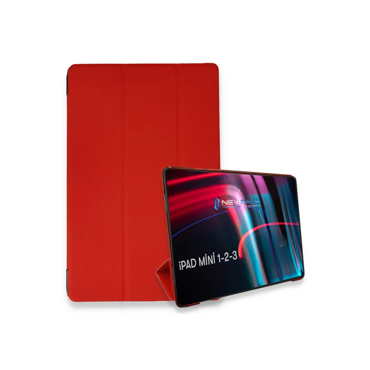 Evimdeyokyok Apple İpad Mini 3 Kılıf Tablet Smart Kılıf - Kırmızı