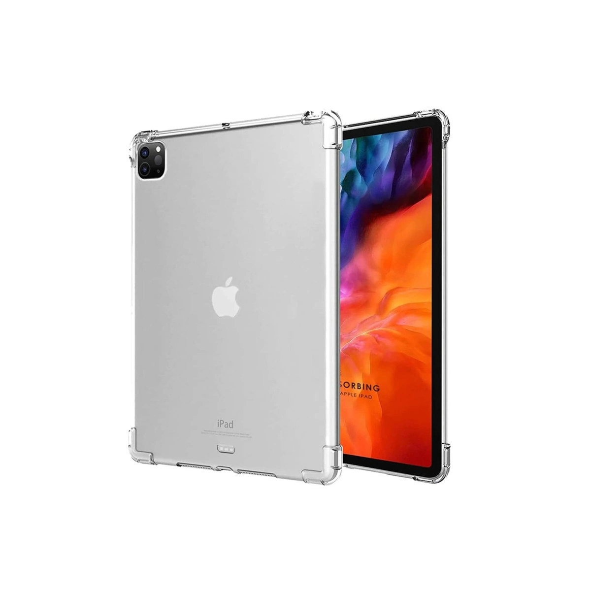 Evimdeyokyok Apple İpad Pro 11 (2018) Kılıf Anti Shock Tablet Silikon - Şeffaf