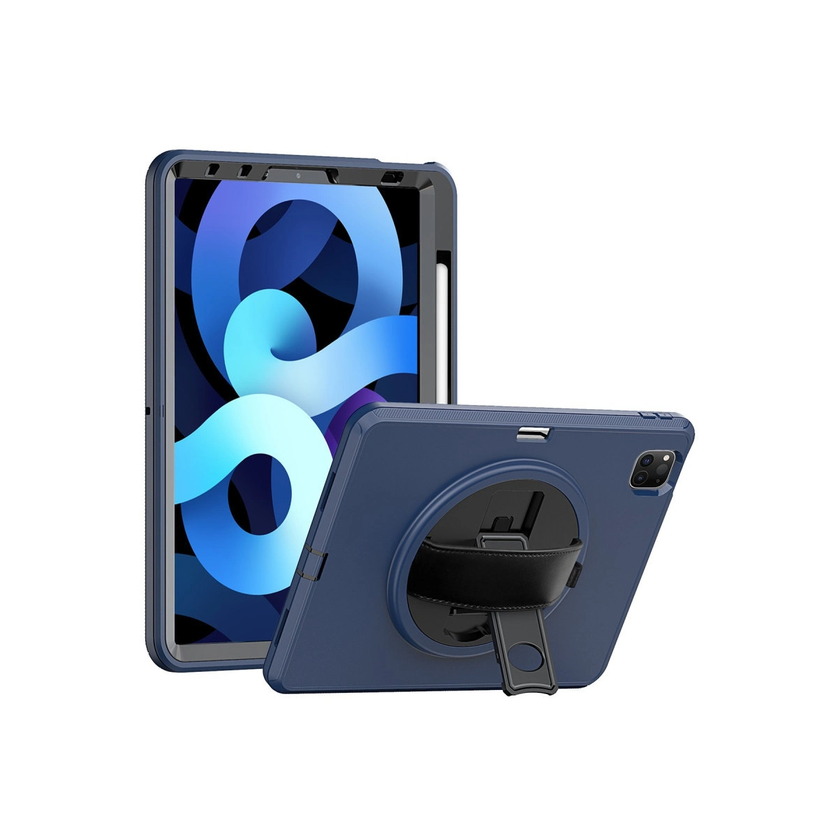 Evimdeyokyok Apple İpad Pro 11 (2018) Kılıf Hand Strap Tablet Kılıfı - Lacivert